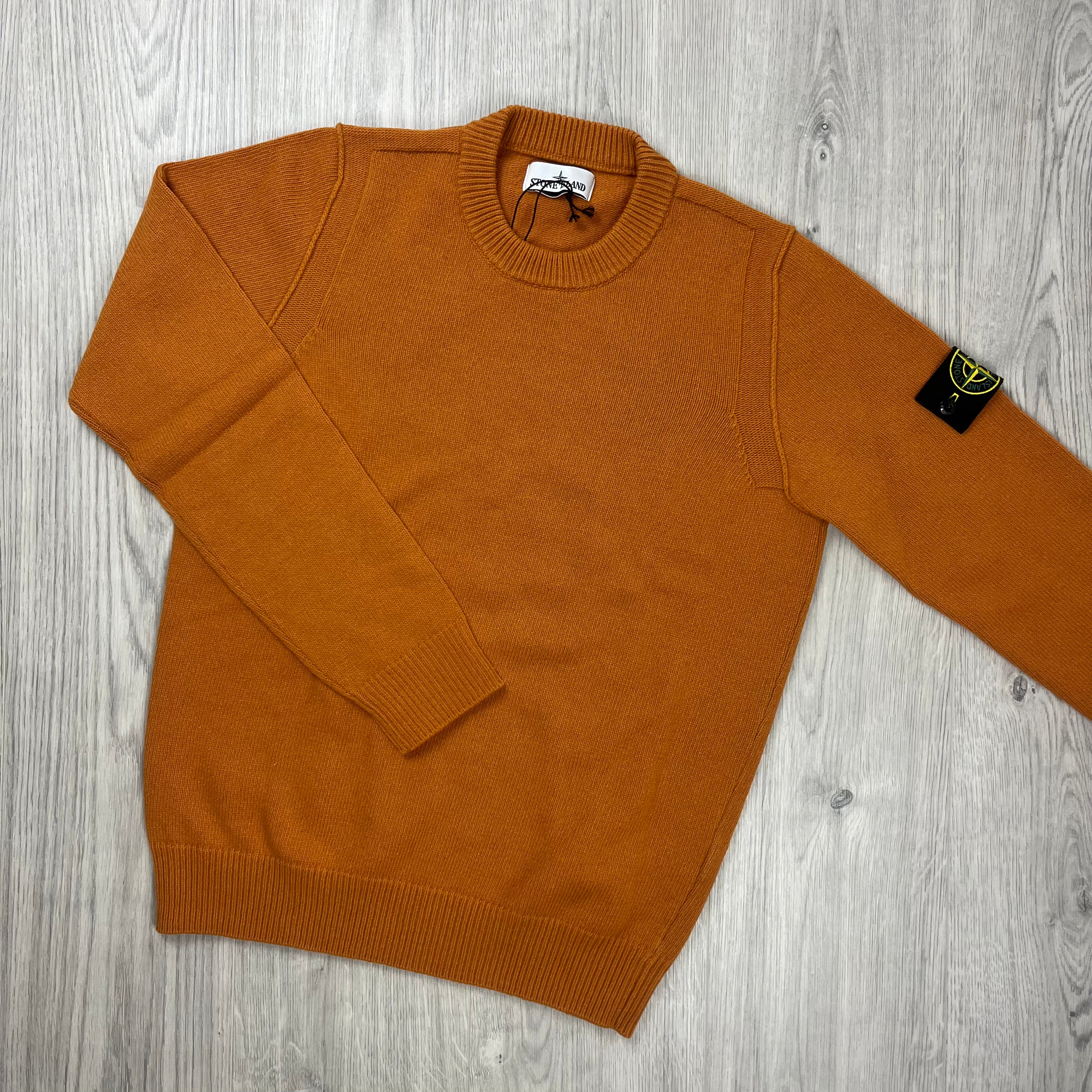 Stone Island Knit Sweatshirt - Orange