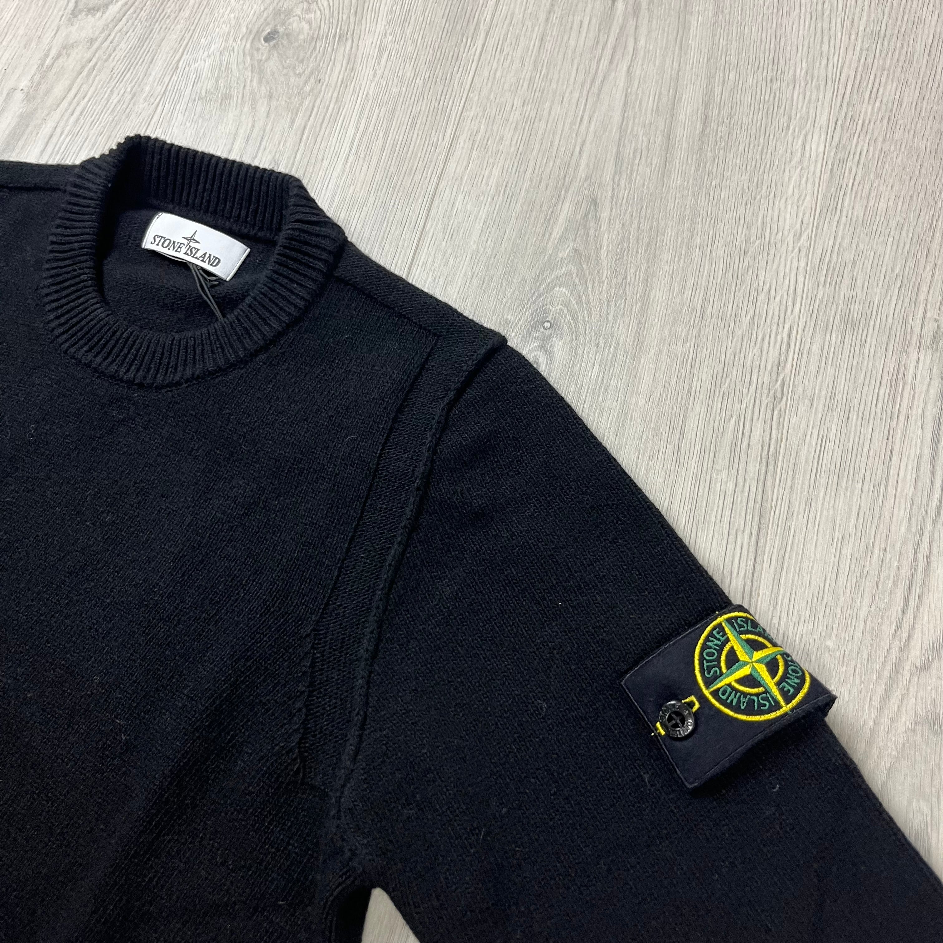 Stone Island Knit Sweatshirt - Black