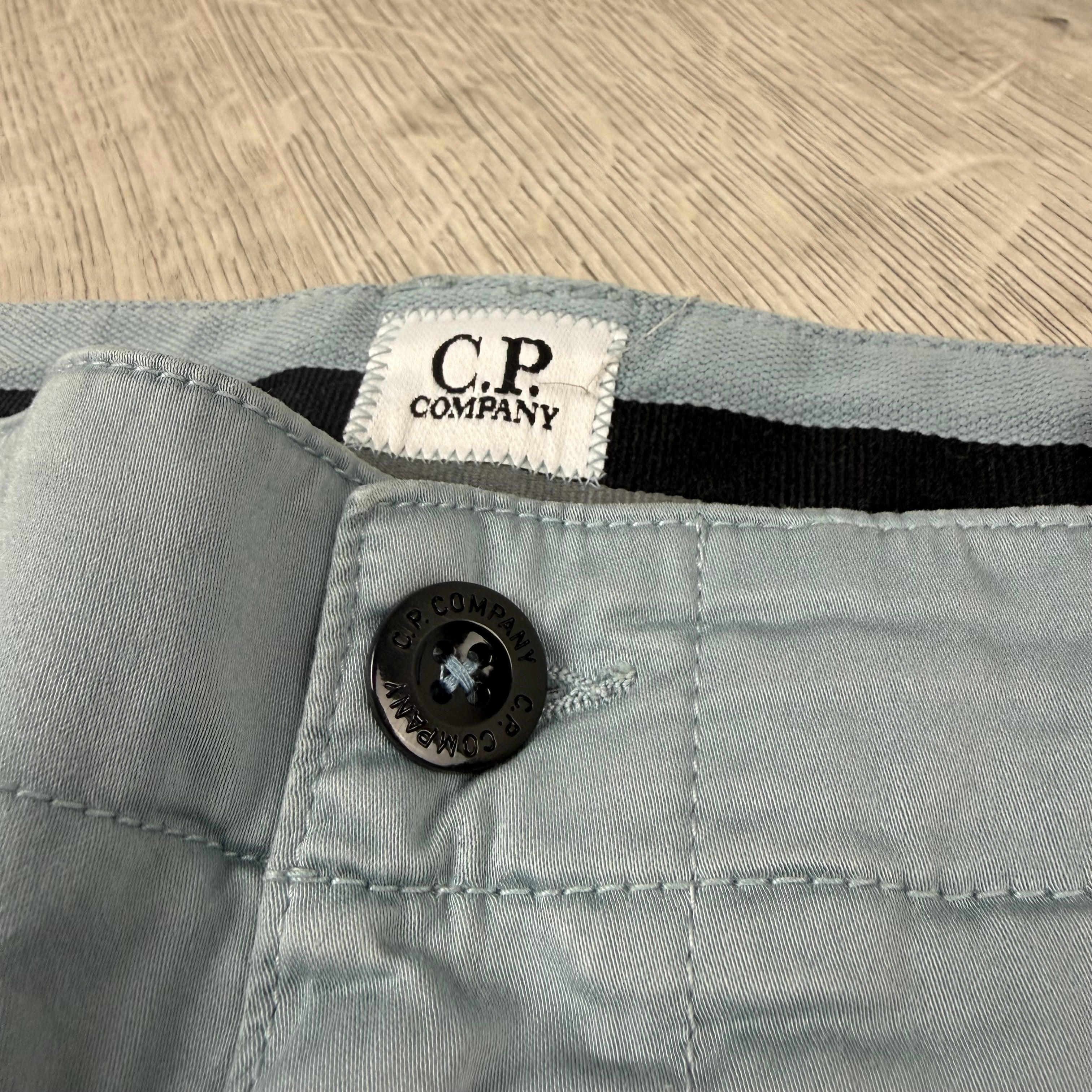 CP Company Cargo Shorts - Silver Blue