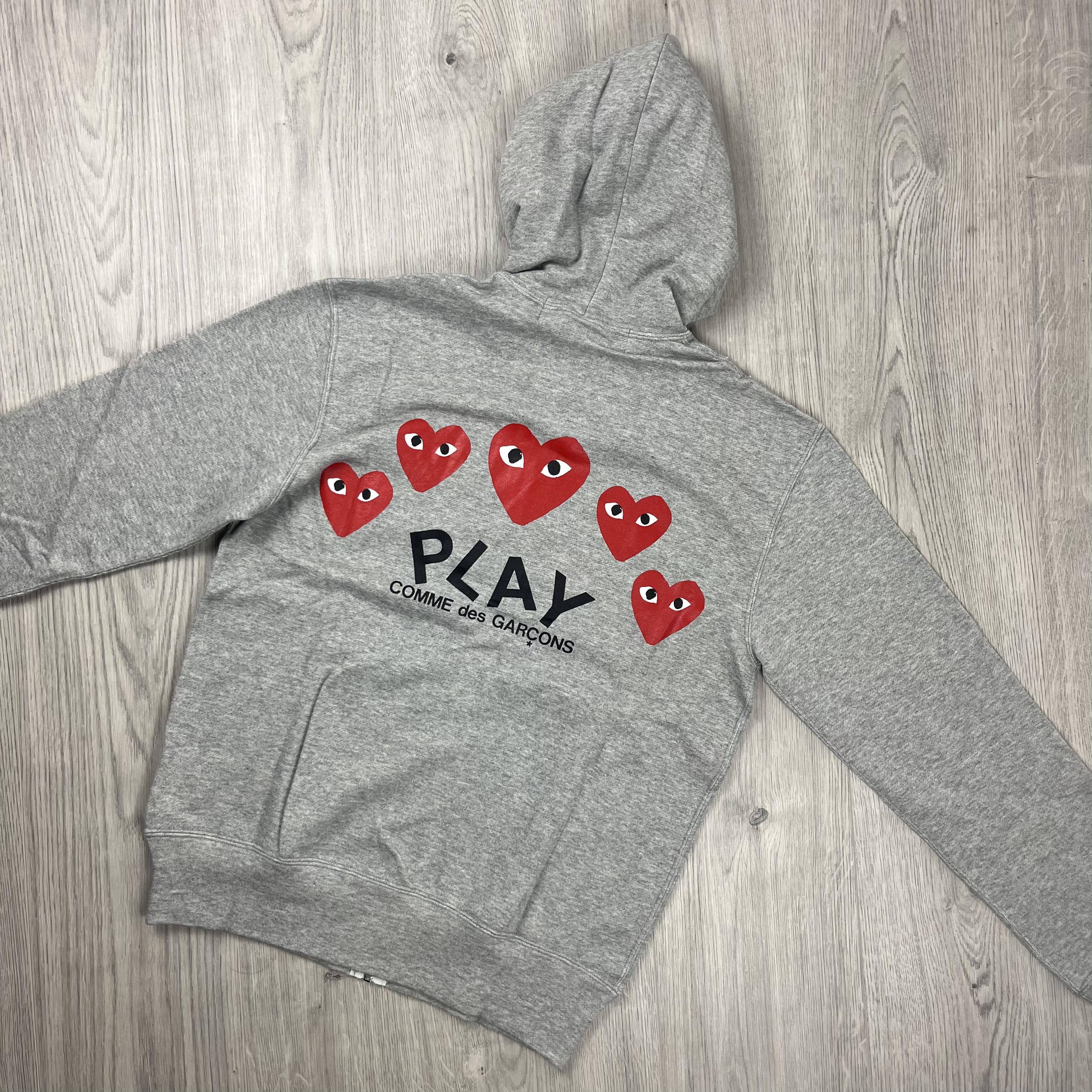 Comme des Garçons PLAY Hoodie - Grey