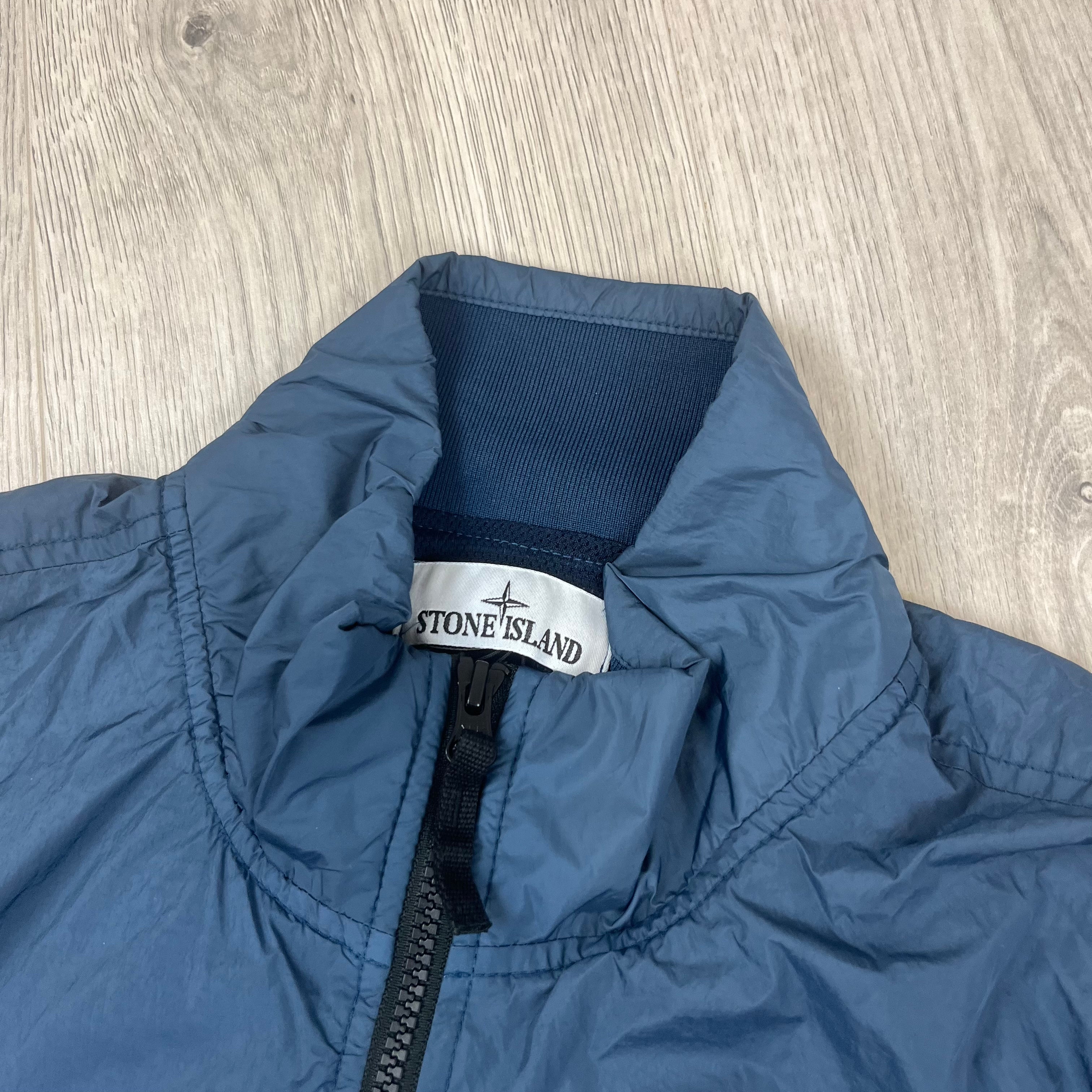 Stone Island Crinkle Reps Jacket - Avio Blue