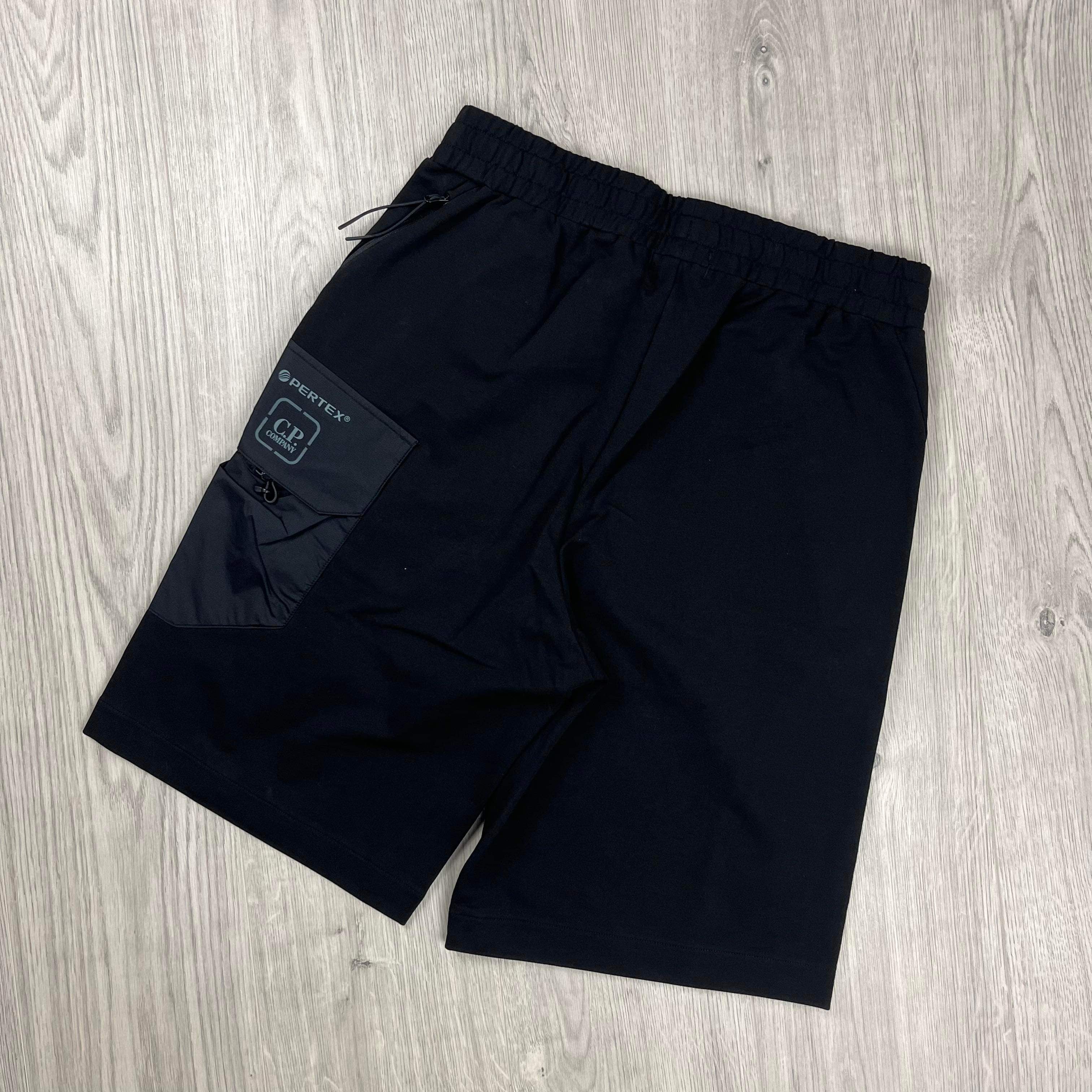 CP Company Metropolis Jersey Shorts - Black