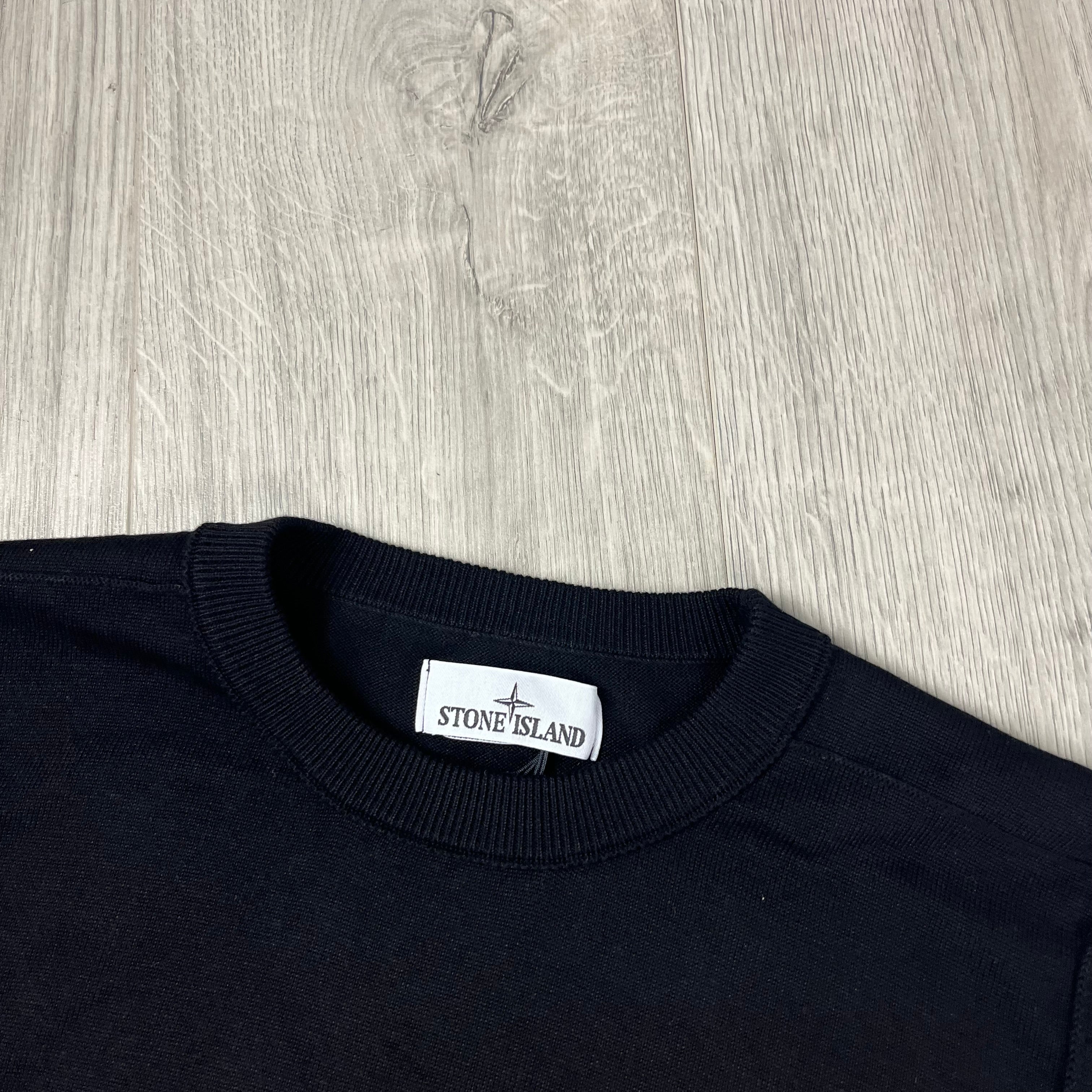 Stone Island Knit Sweatshirt - Black