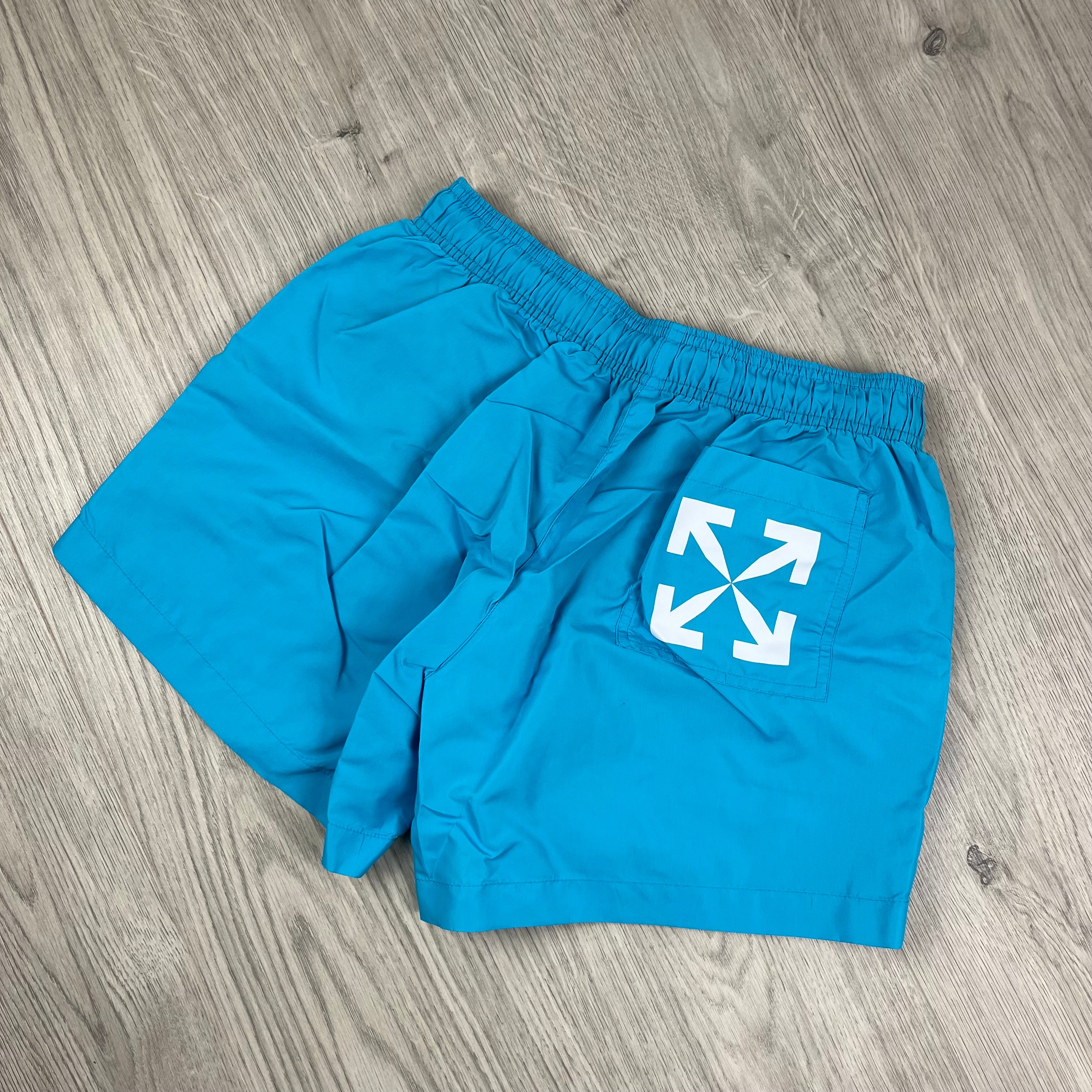 Off-White Arrow Swim Shorts - Blue