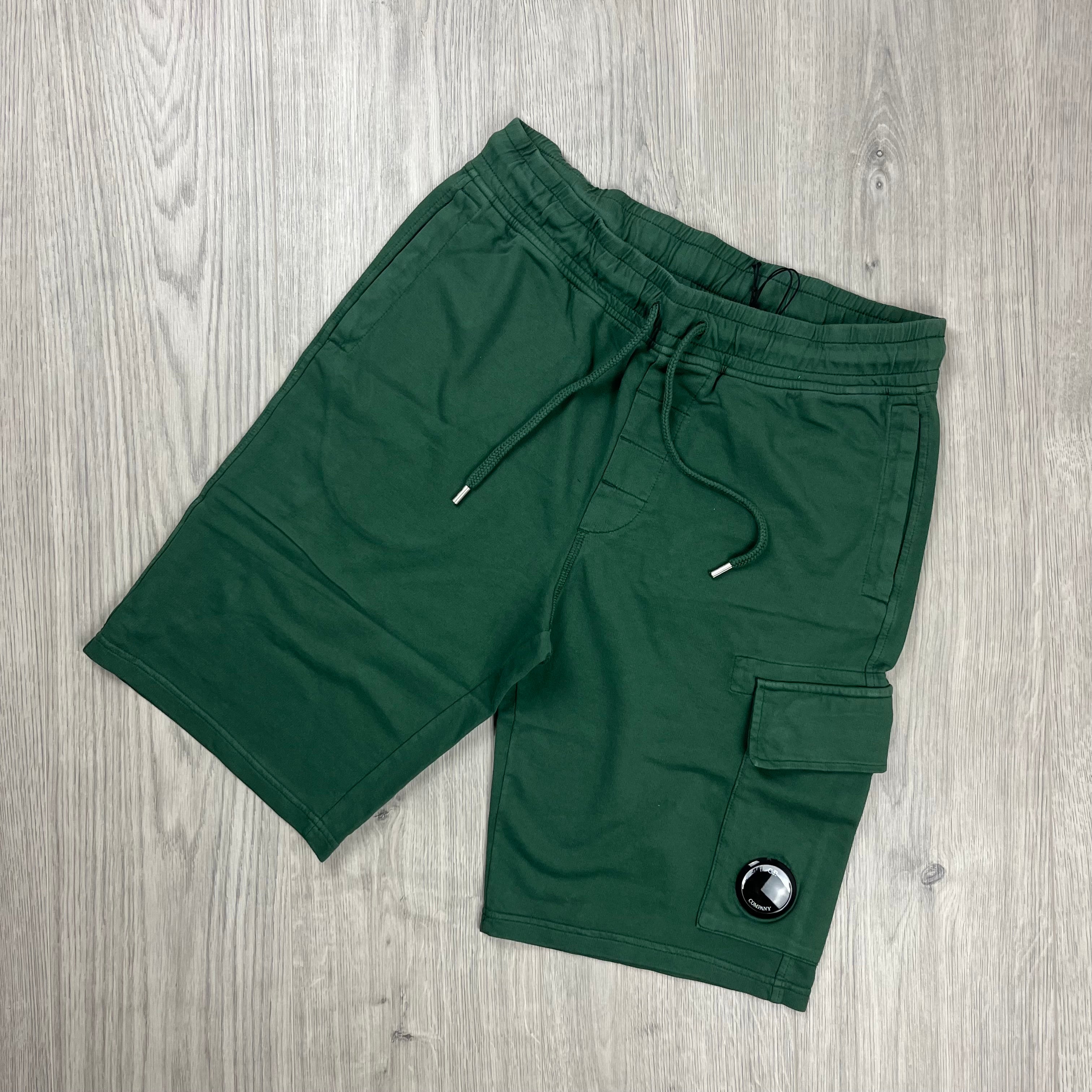 CP Company Jersey Shorts - Duck Green