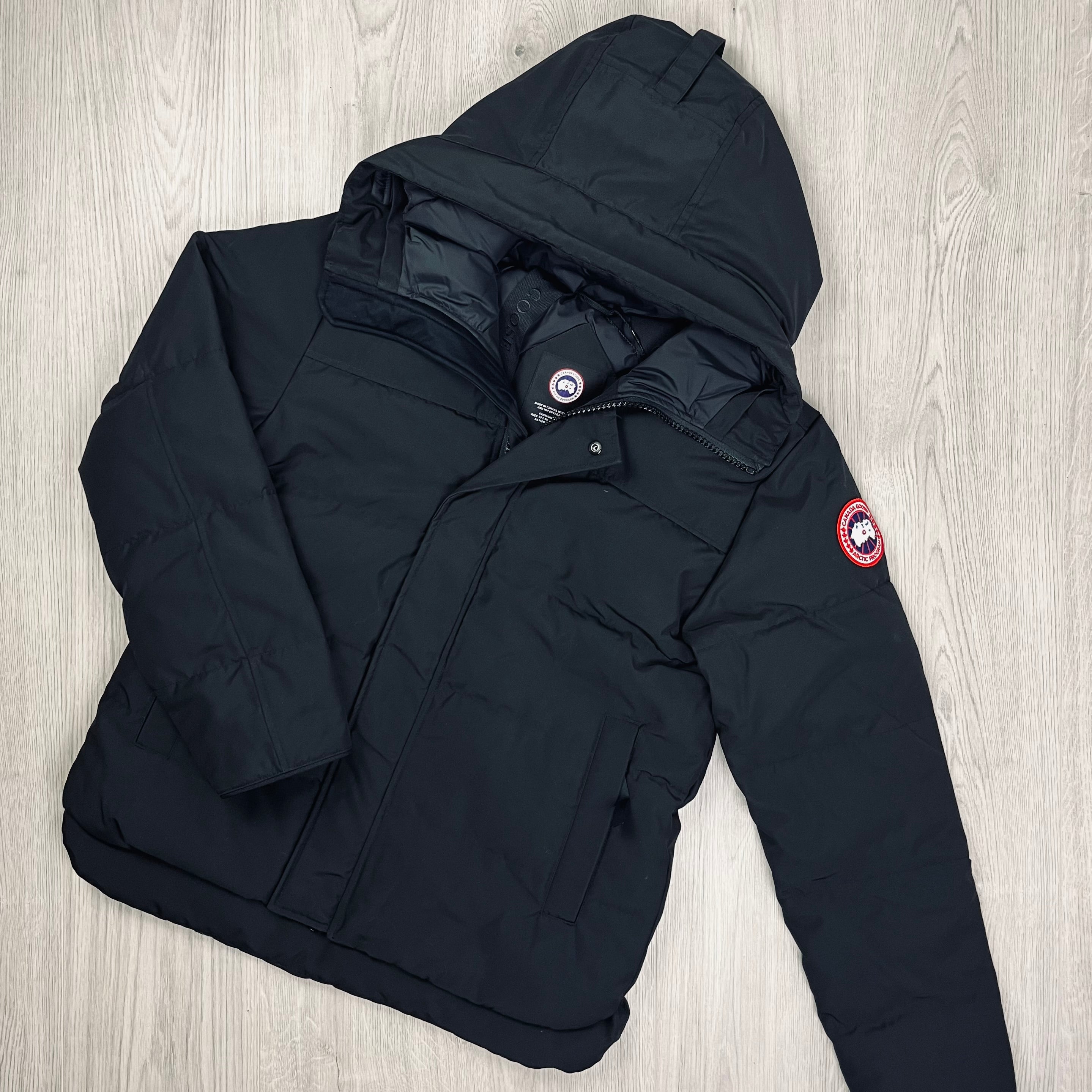 Canada Goose MacMillan Parka in Black. On sale at Open Attire.