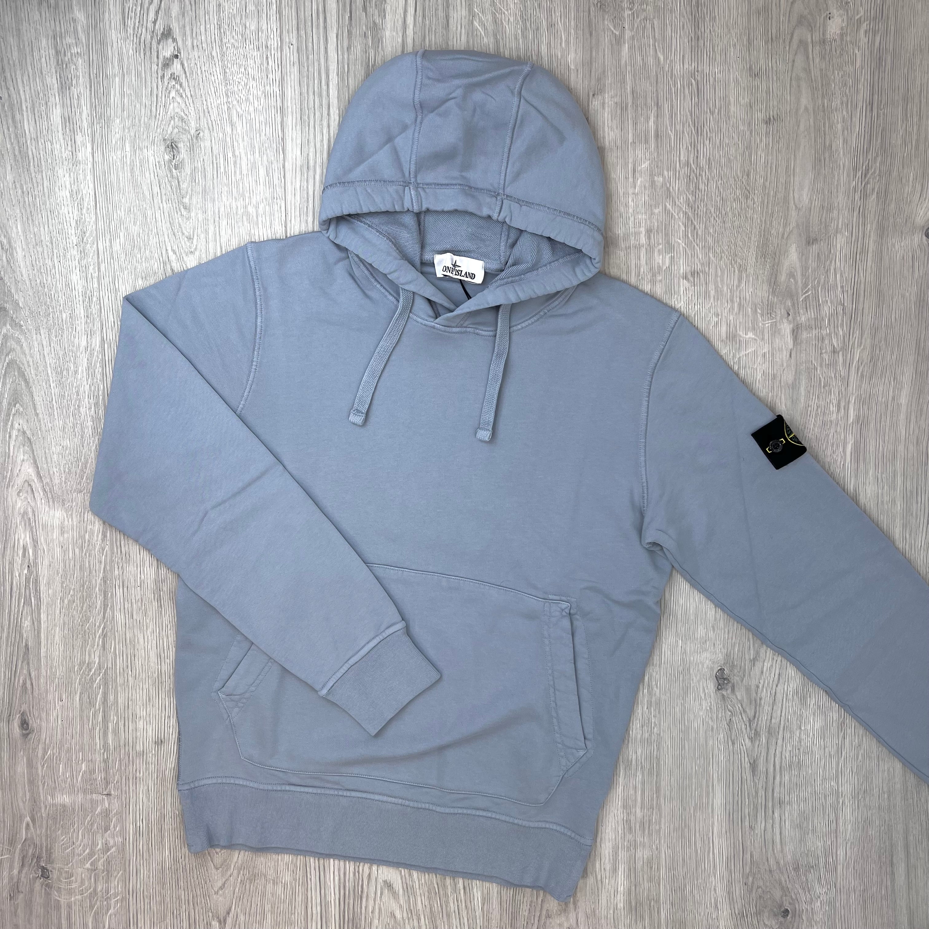 Stone Island Dyed Hoodie - Ash Grey