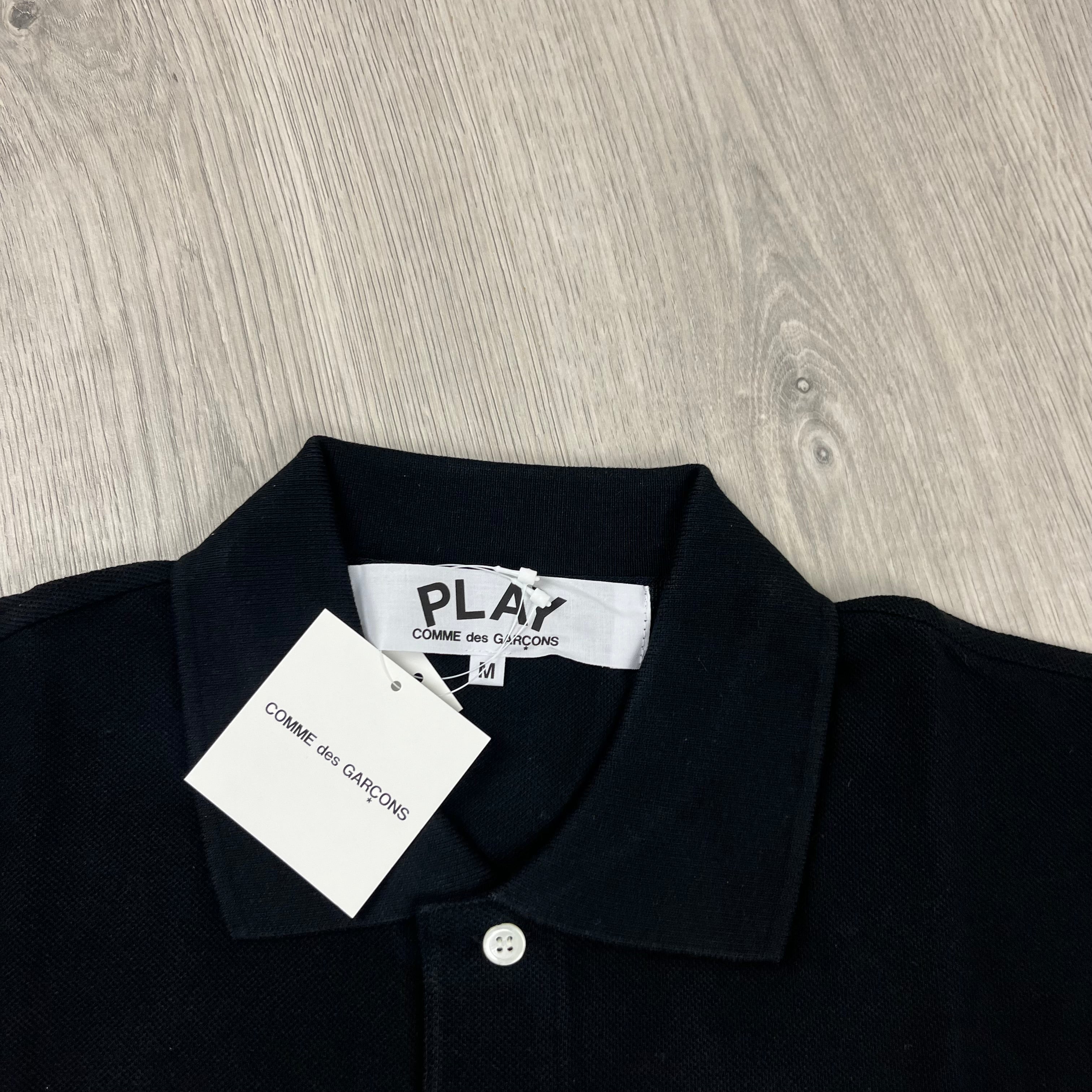 Comme des Garçons PLAY Polo Shirt - Black