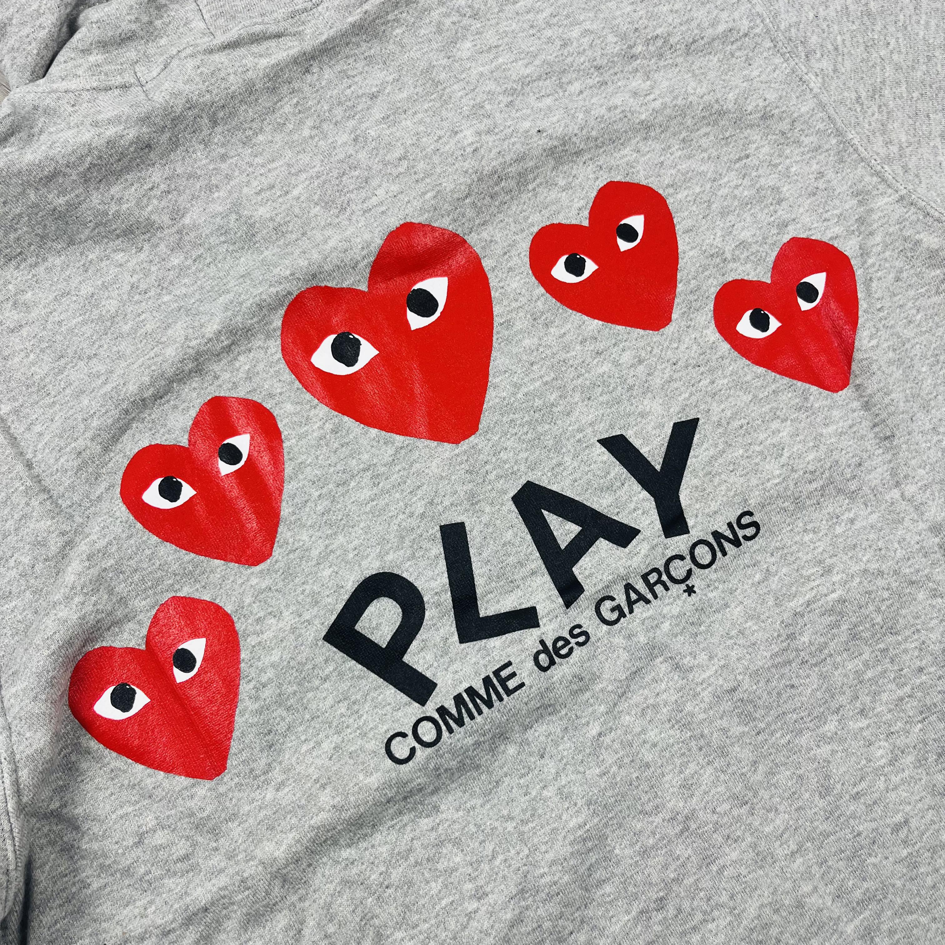 Comme des Garçons PLAY Hoodie - Grey