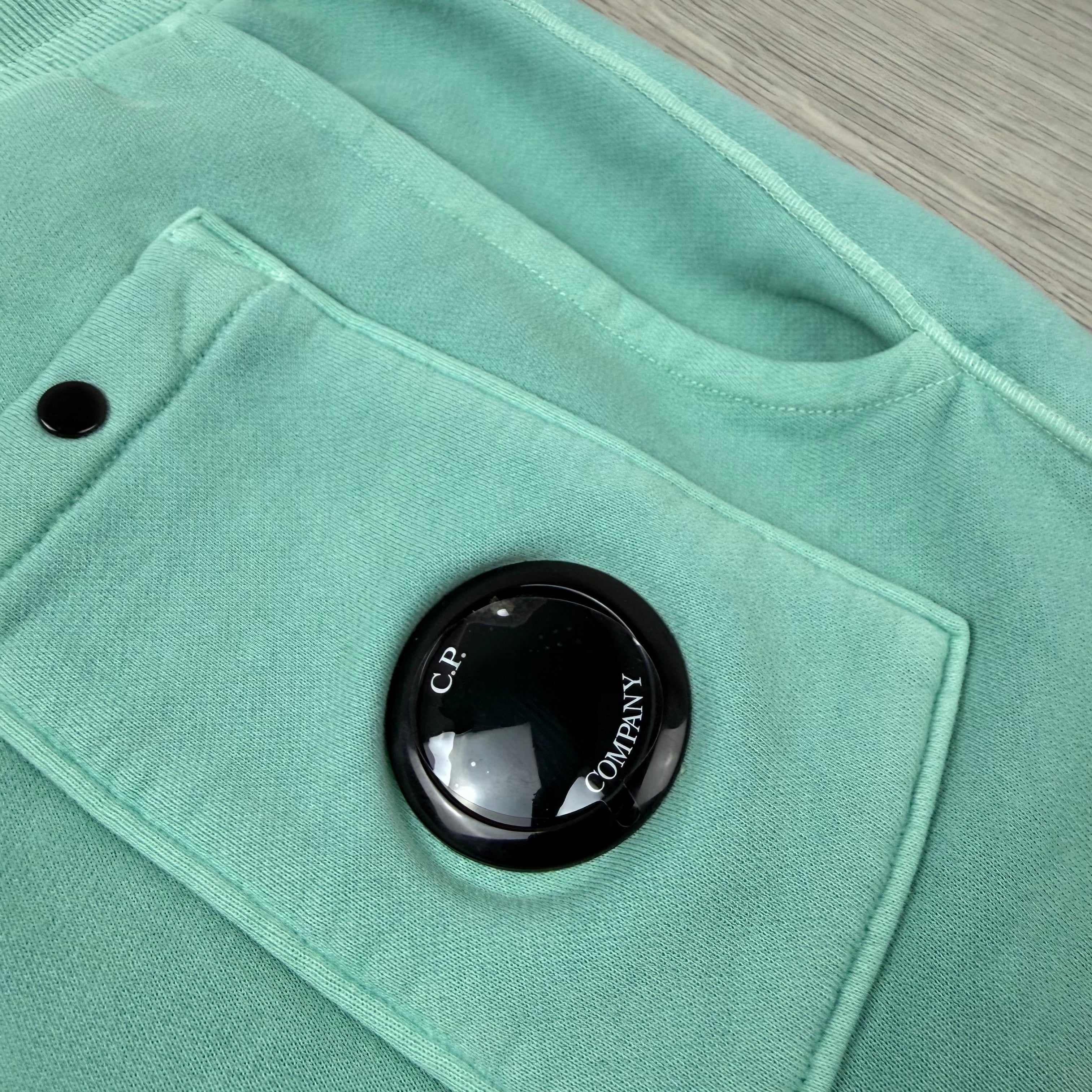 CP Company Jersey Shorts - Mineral Blue