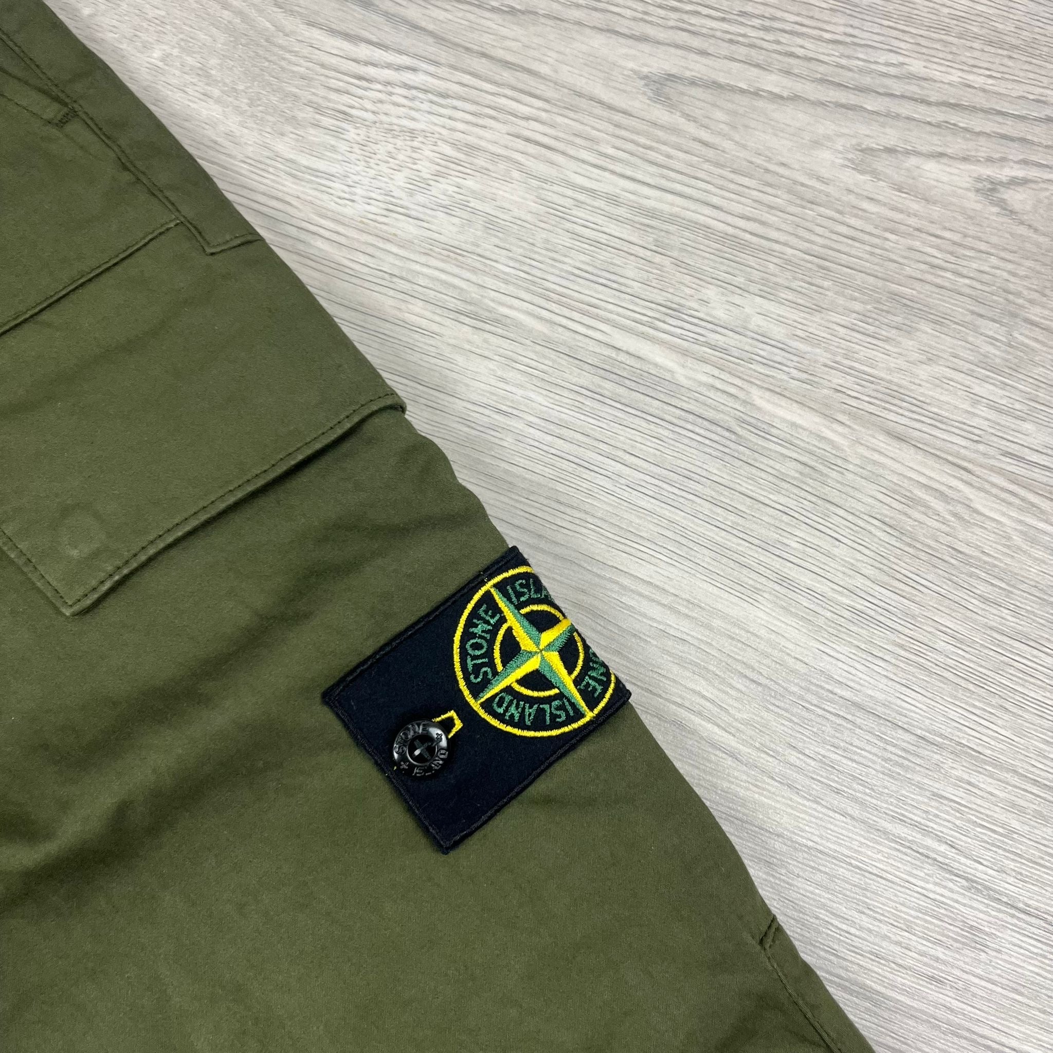 Stone Island Cargo Trousers - Olive