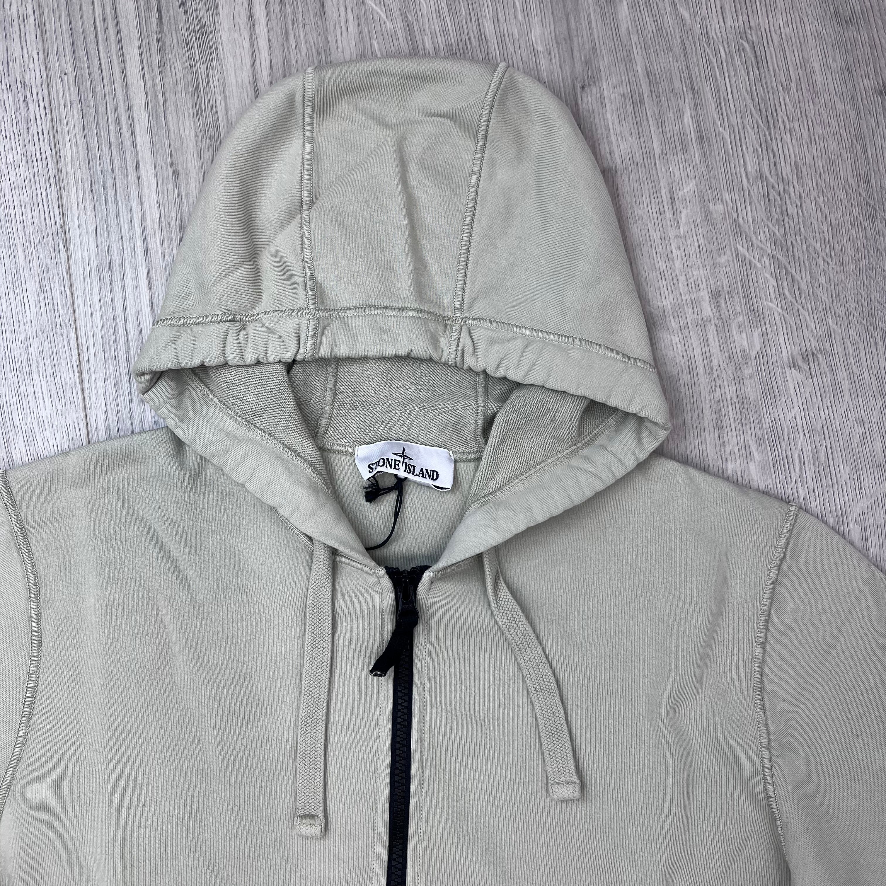 Stone Island Zip Hoodie - Sand