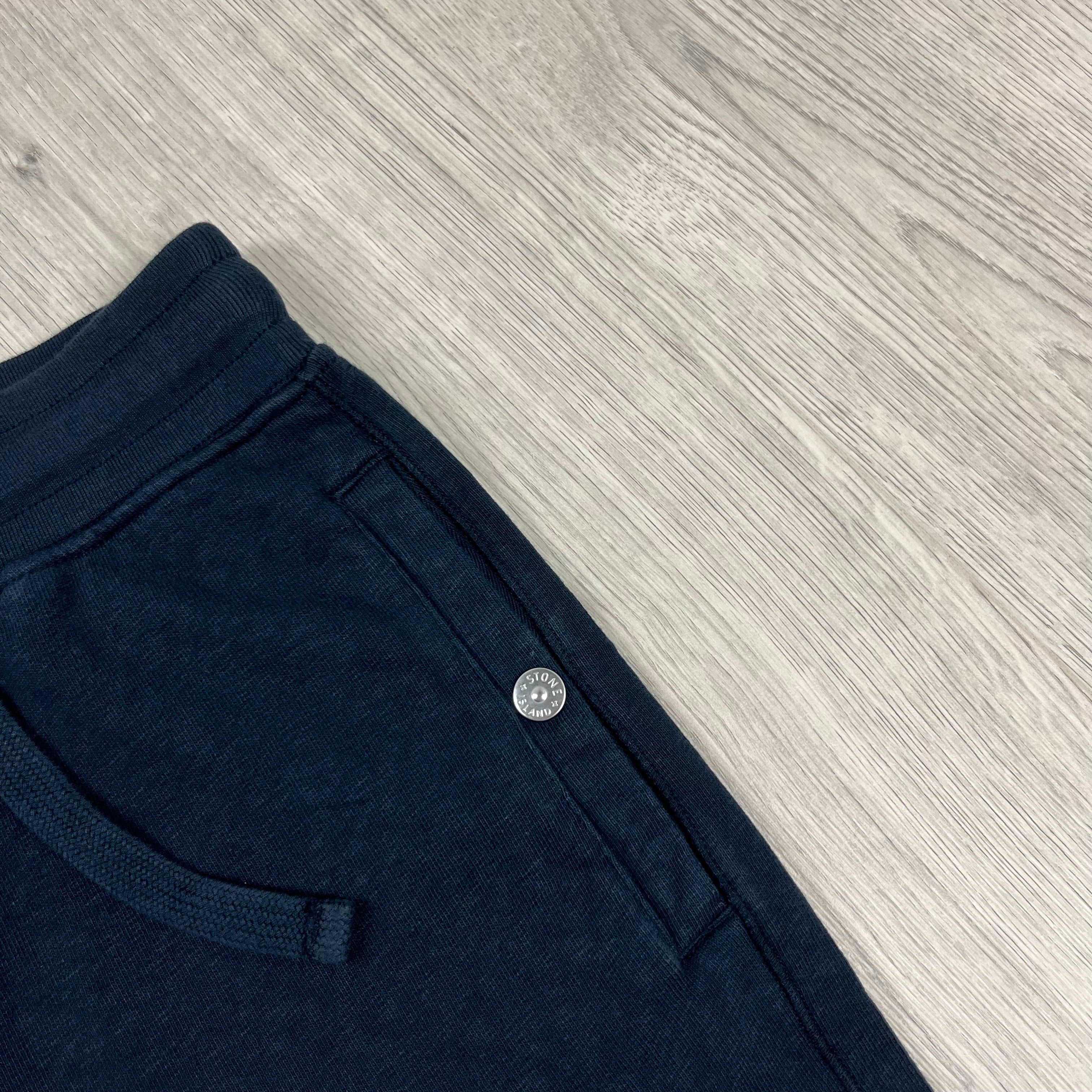 Stone Island Dyed Jersey Shorts - Navy