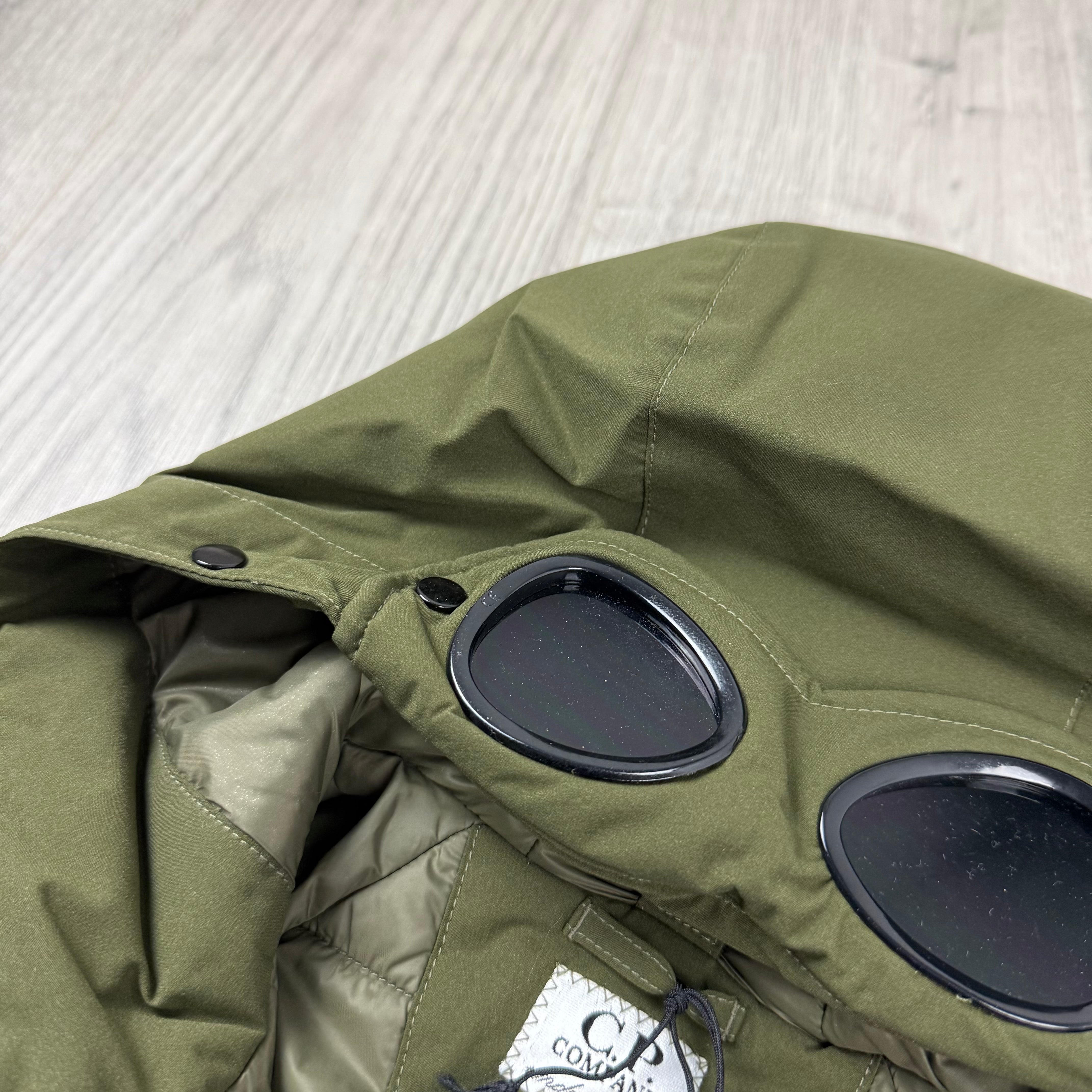 CP Company Junior Pro-Tek Goggle Jacket - Ivy Green