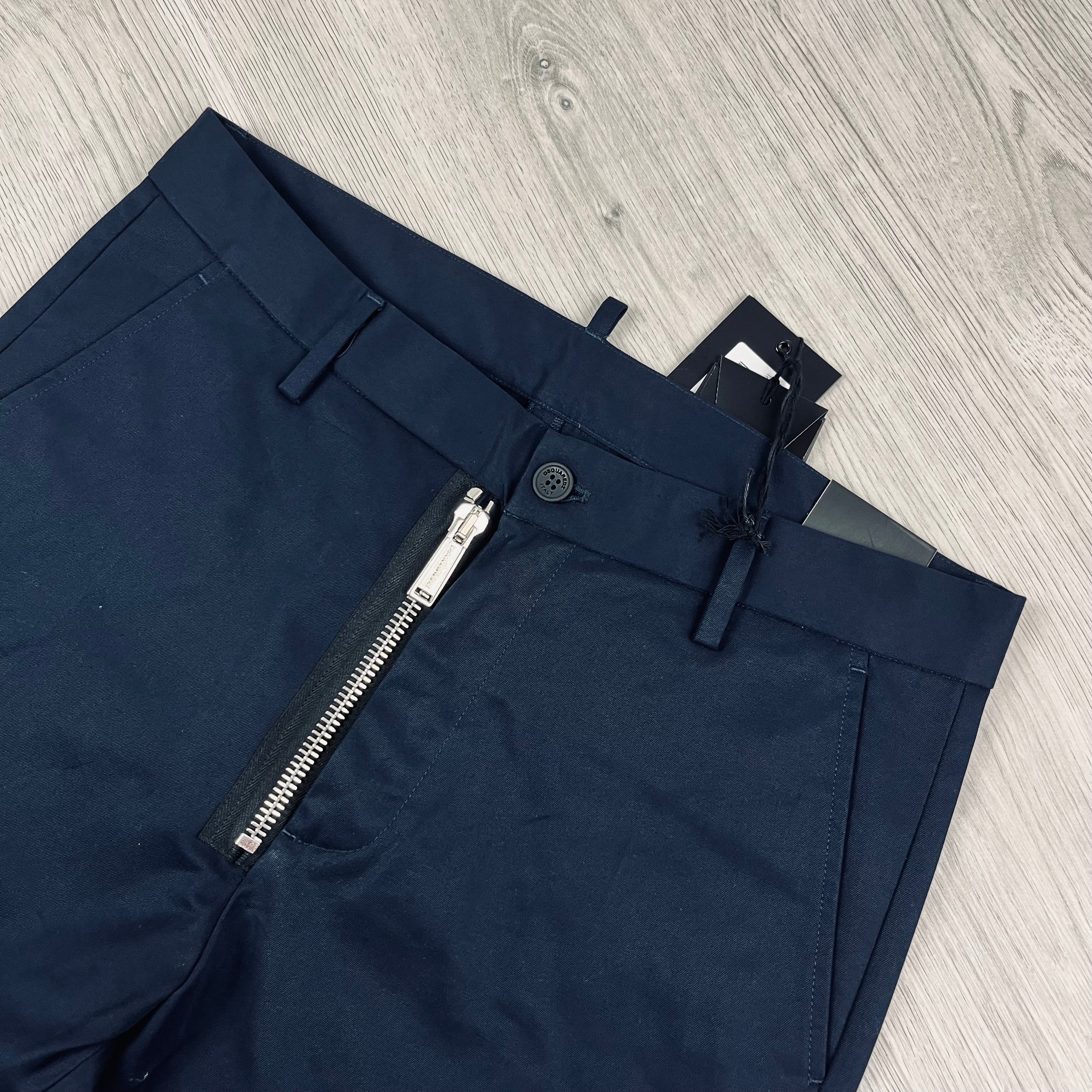 DSQUARED2 Logo Chinos - Navy