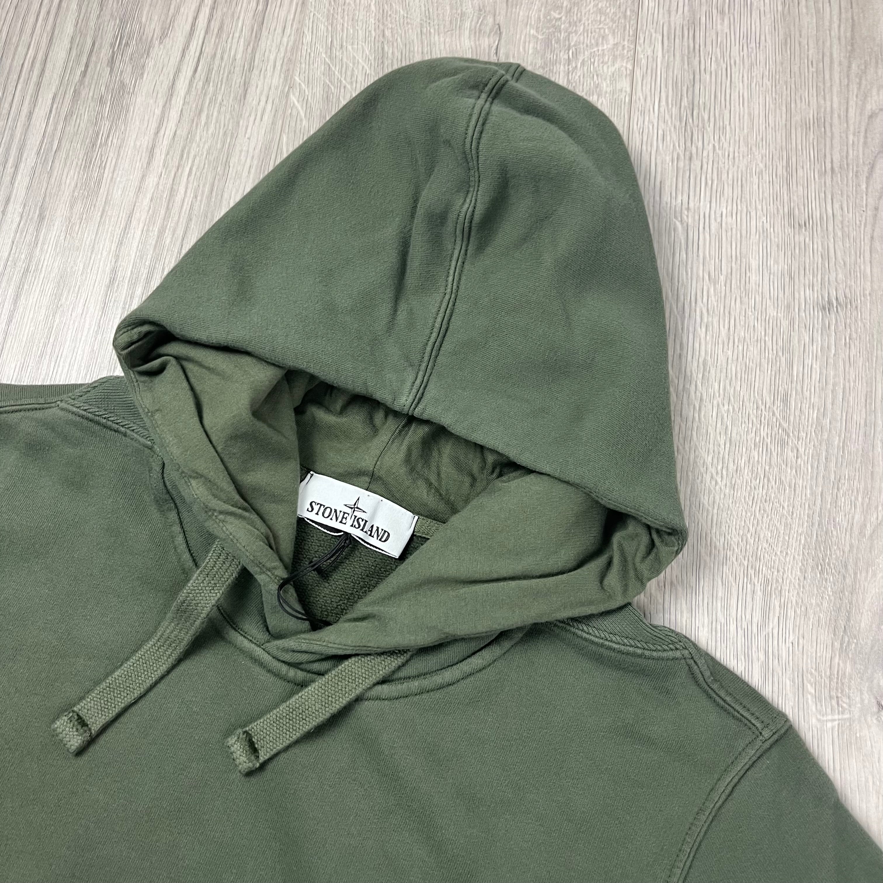 Stone Island Dyed Hoodie - Musk