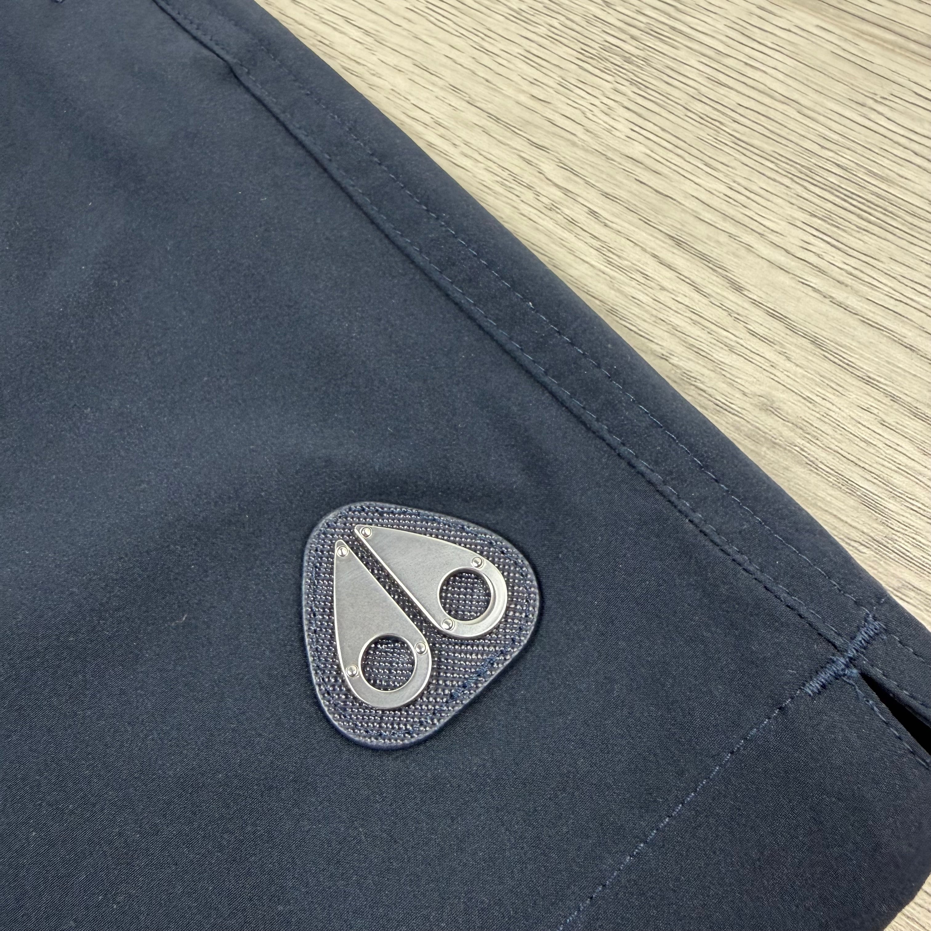 Moose Knuckles 'Logo' Swim Shorts - Navy Blue