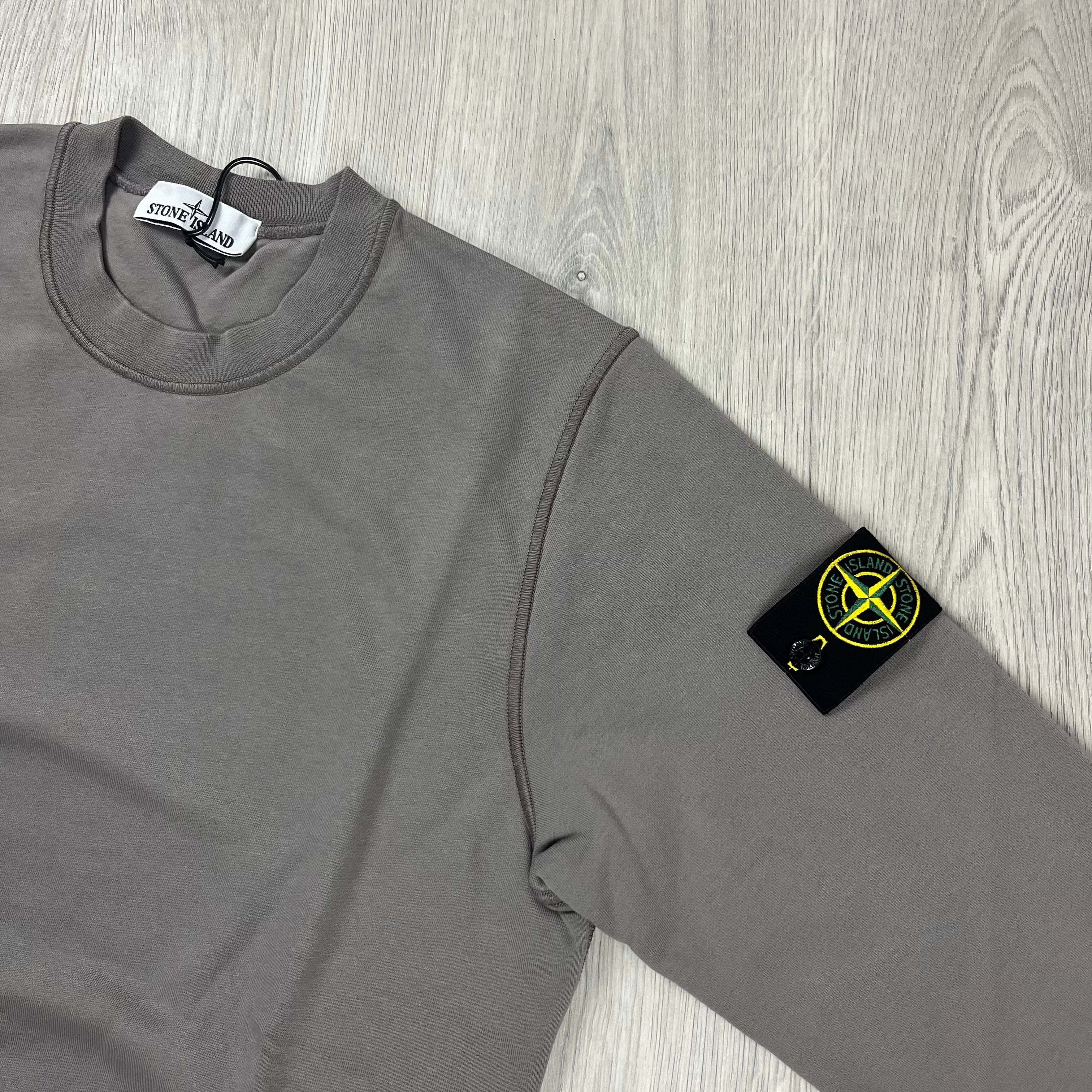 Stone Island Dyed Sweatshirt - Dove Grey