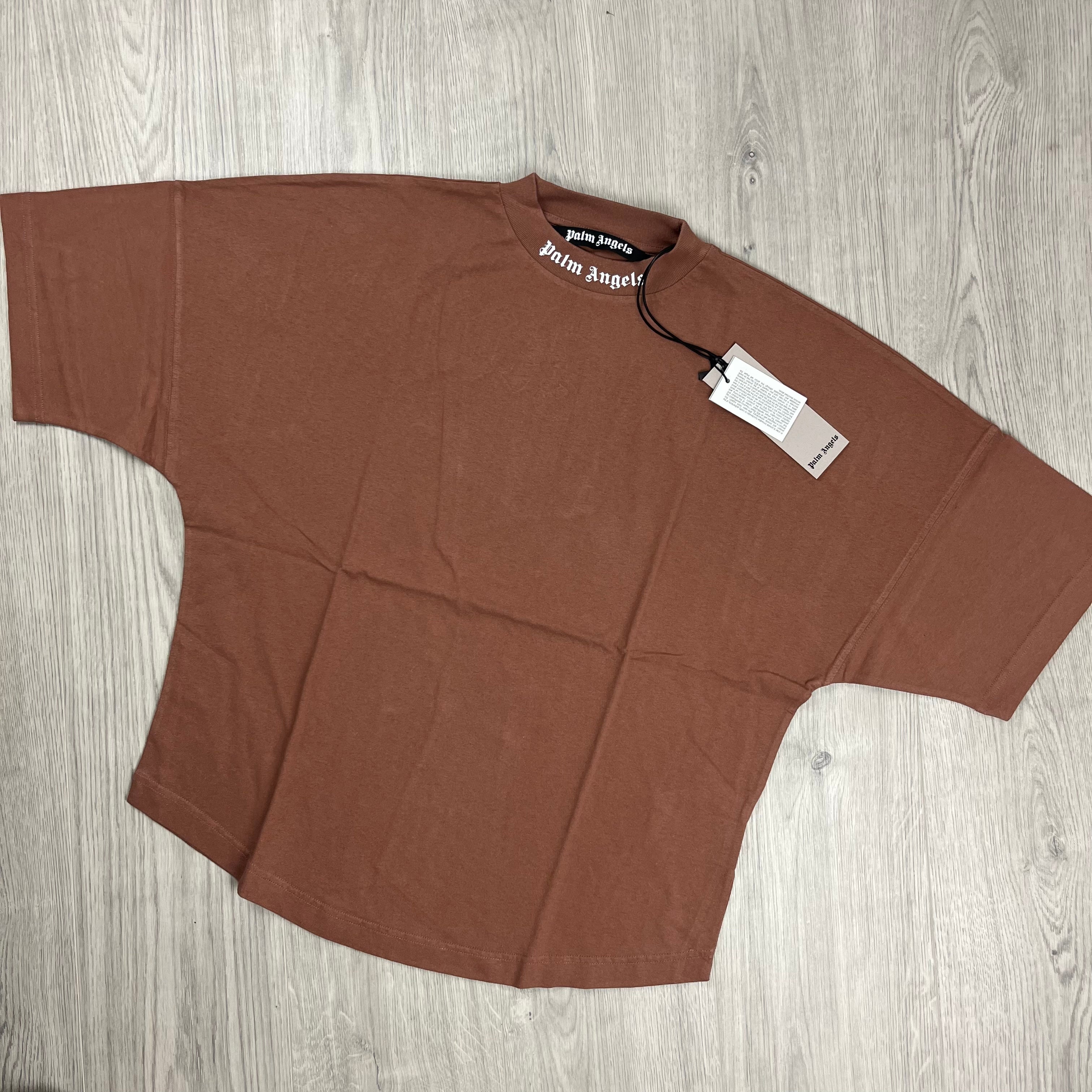 Palm Angels Oversized T-Shirt - Brown