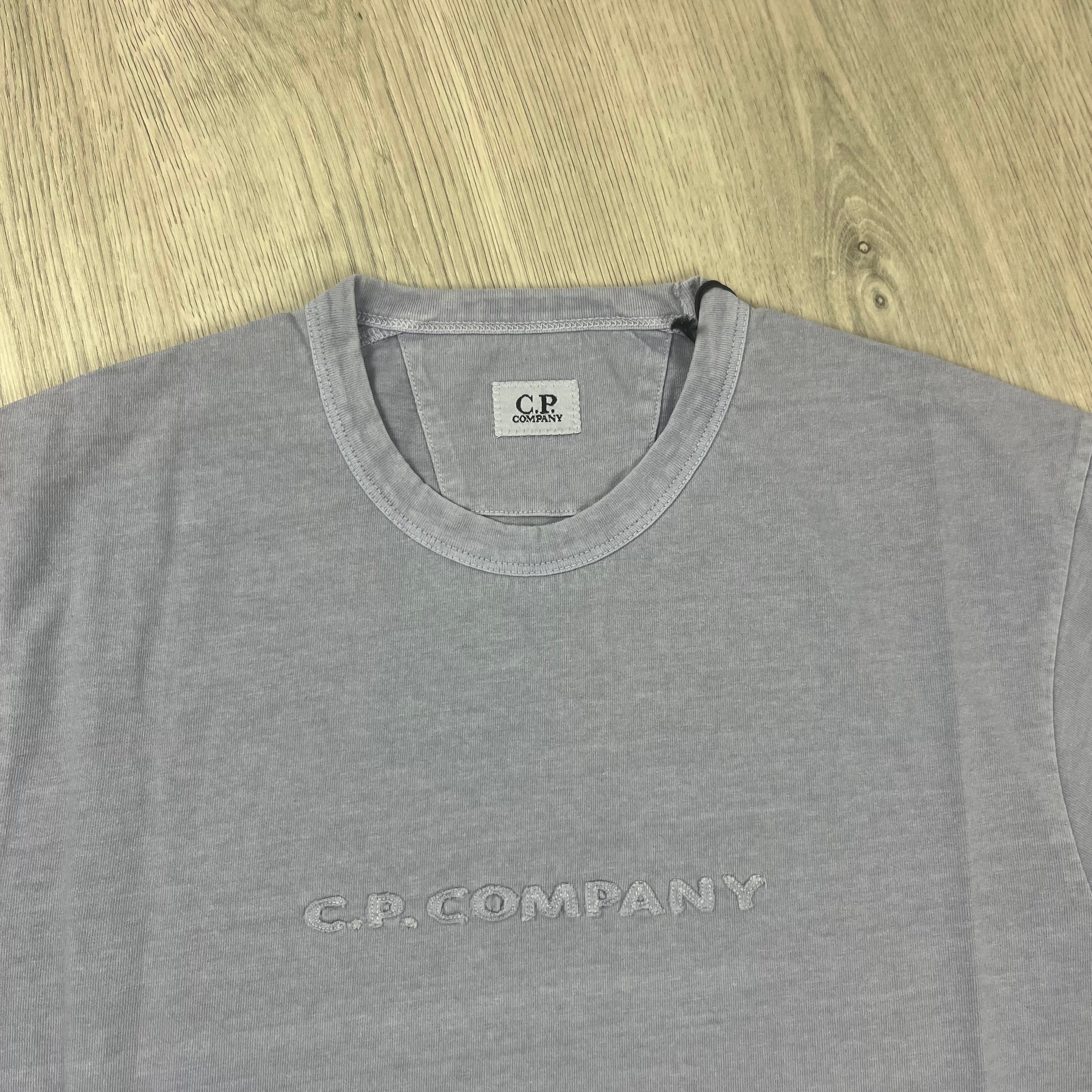 CP Company Embroidered T-Shirt - Cosmic