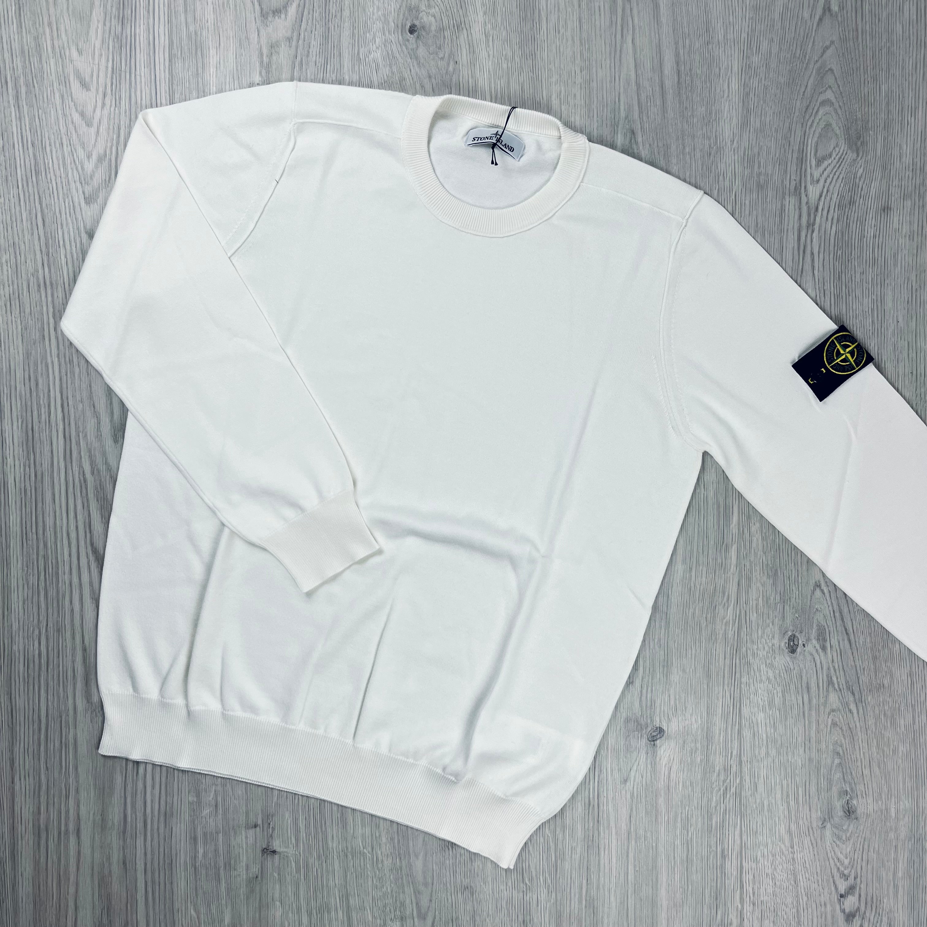 Stone Island Knit Sweatshirt - White