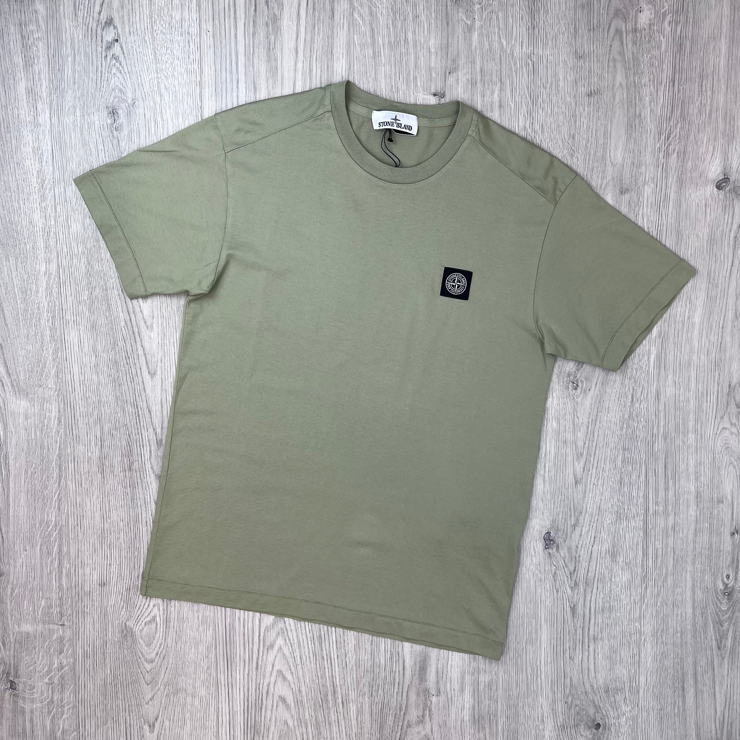 Stone Island Patch T-Shirt - Laurel Green
