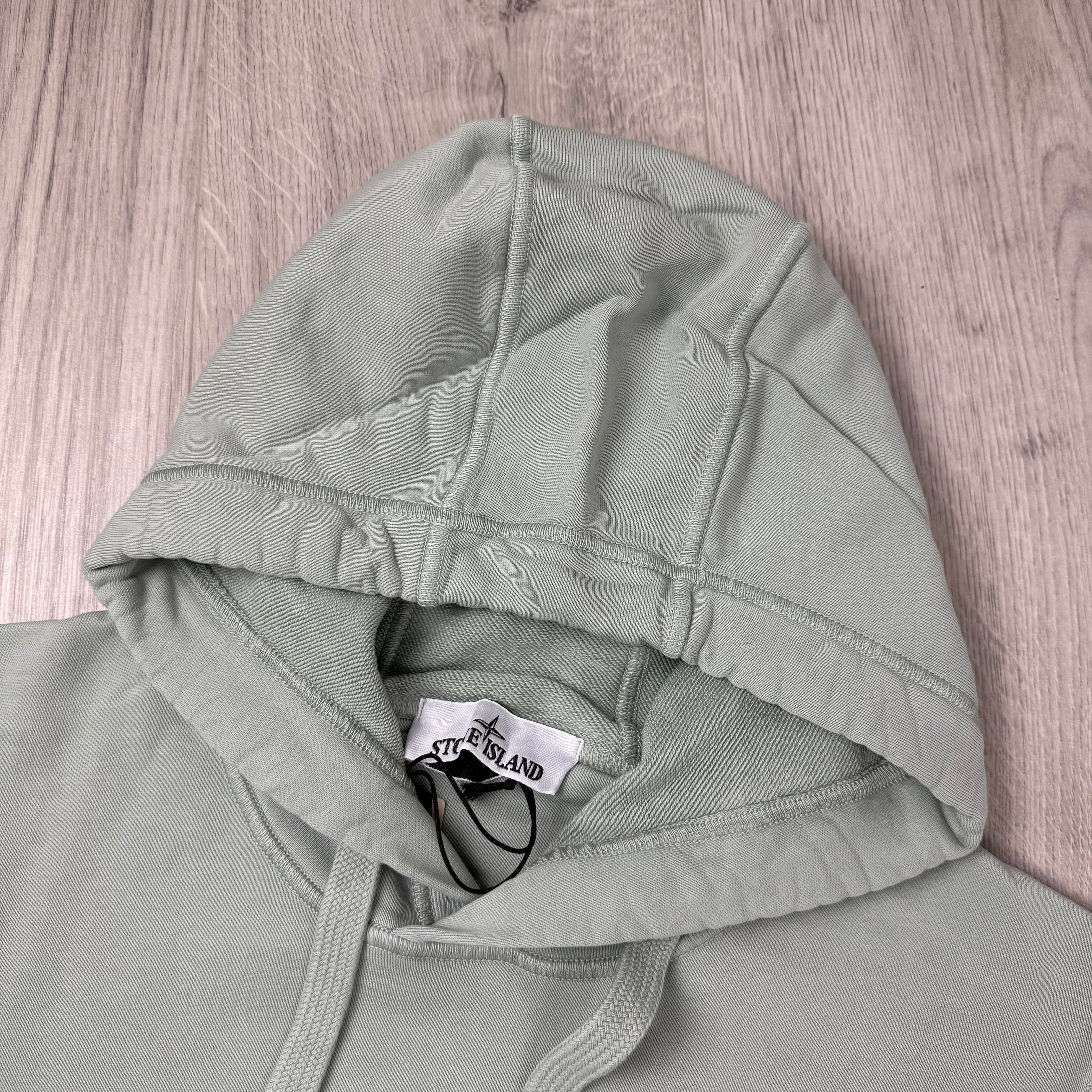 Stone Island Dyed Hoodie - Sage