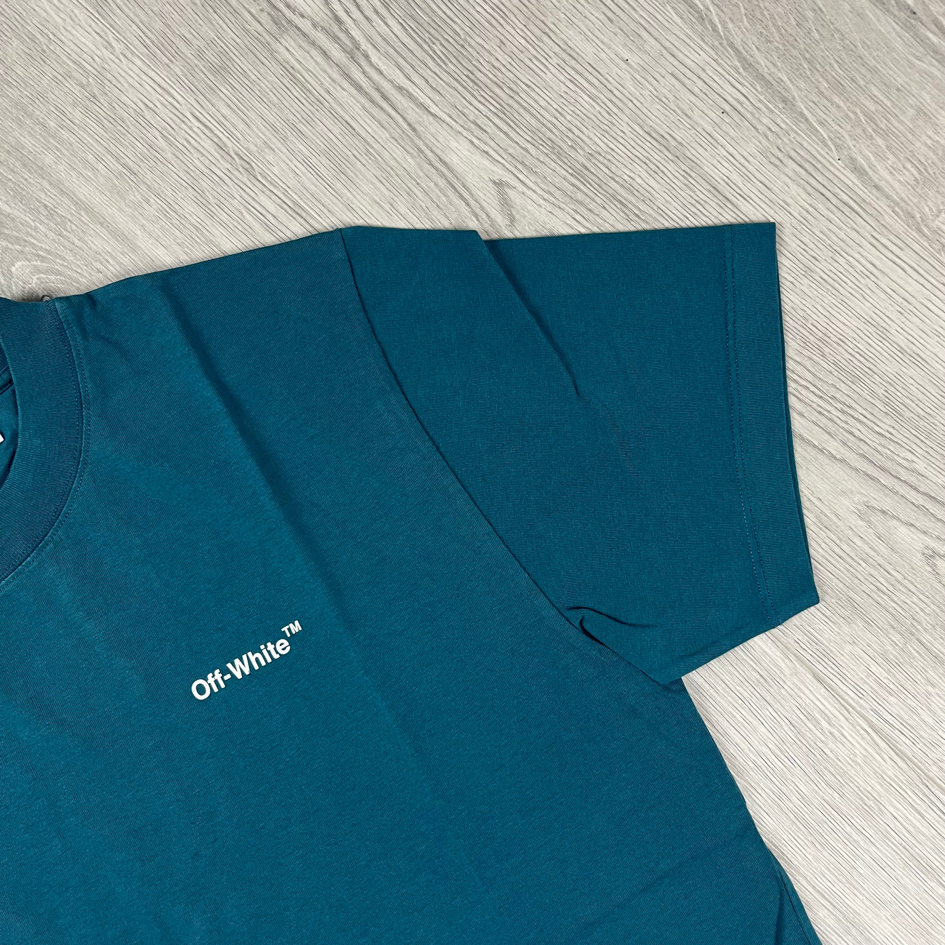 Off-White Chain T-Shirt - Duck Green