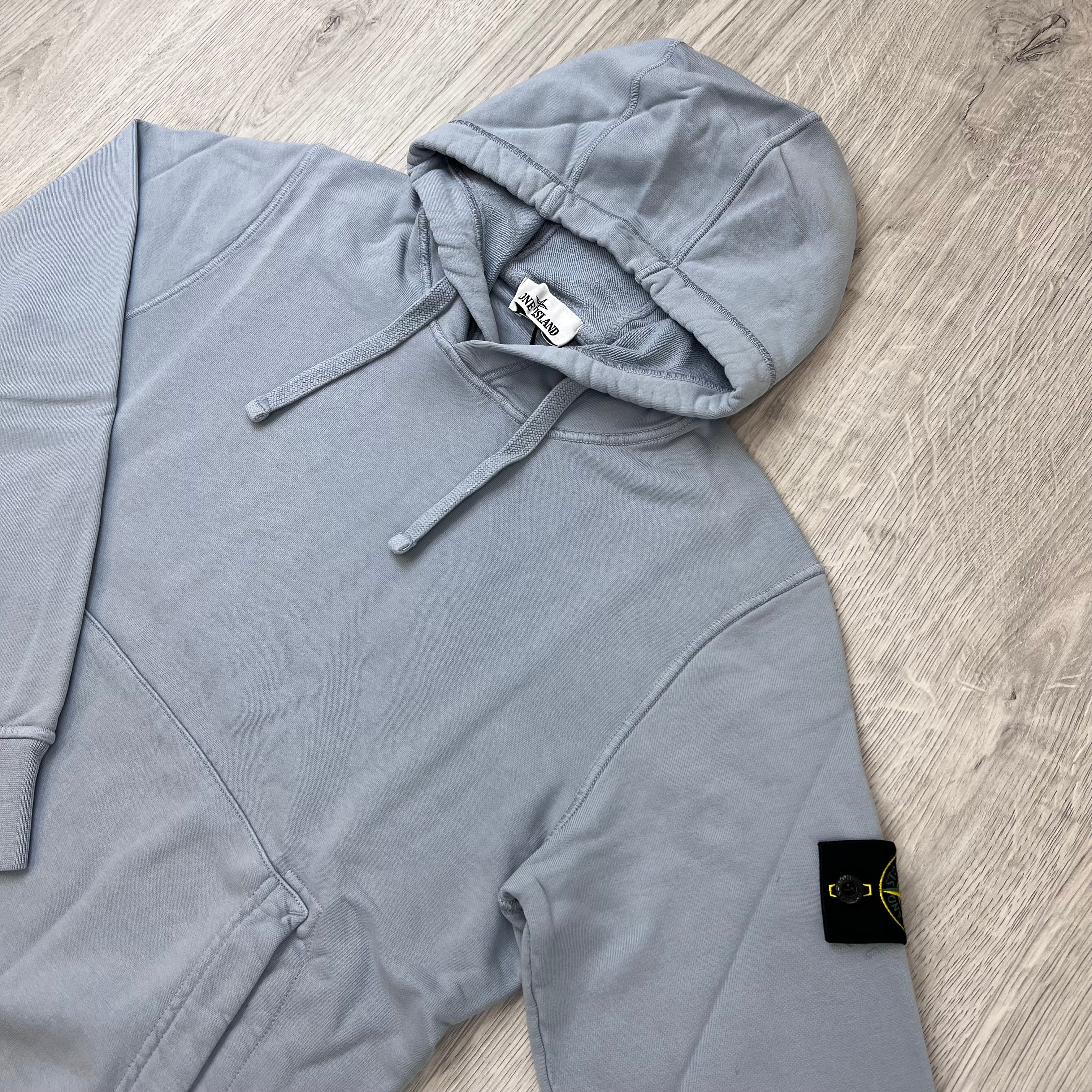 Stone Island Dyed Hoodie - Ash Grey