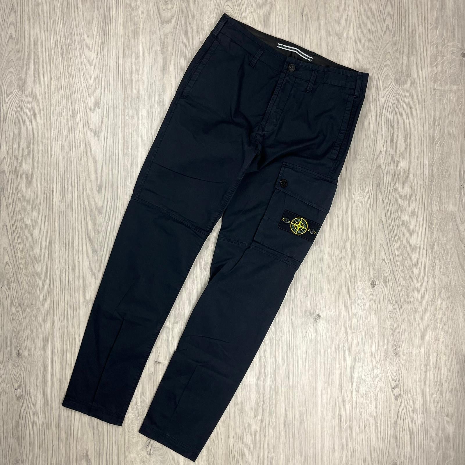 Stone Island Cargo Trousers - Navy