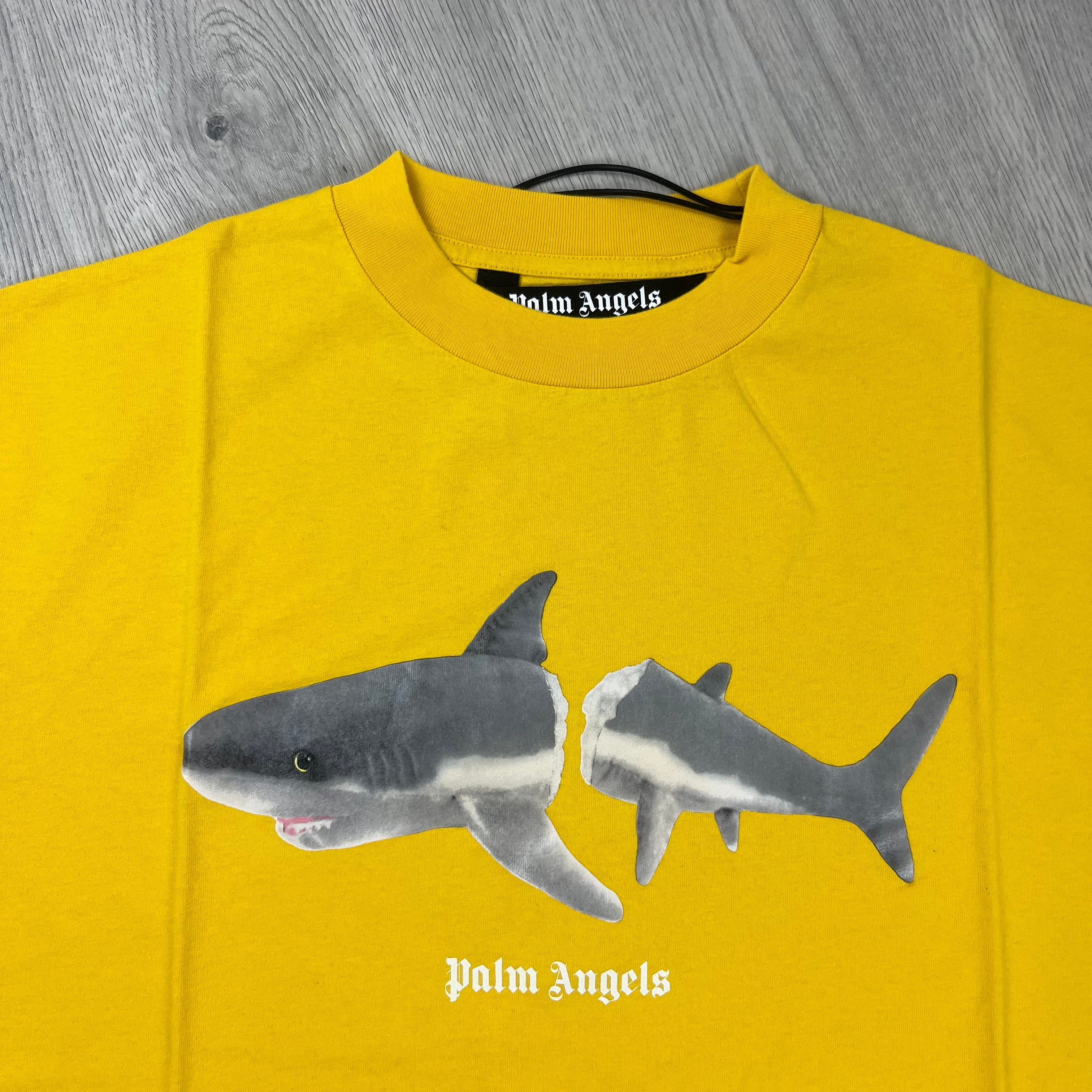 Palm Angels Shark T-Shirt - Yellow