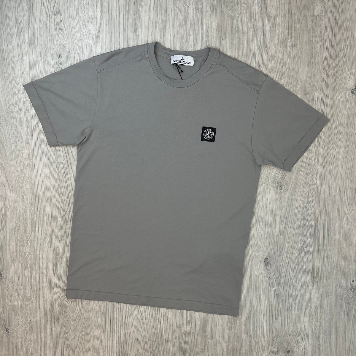 Stone Island Patch T-Shirt - Grey