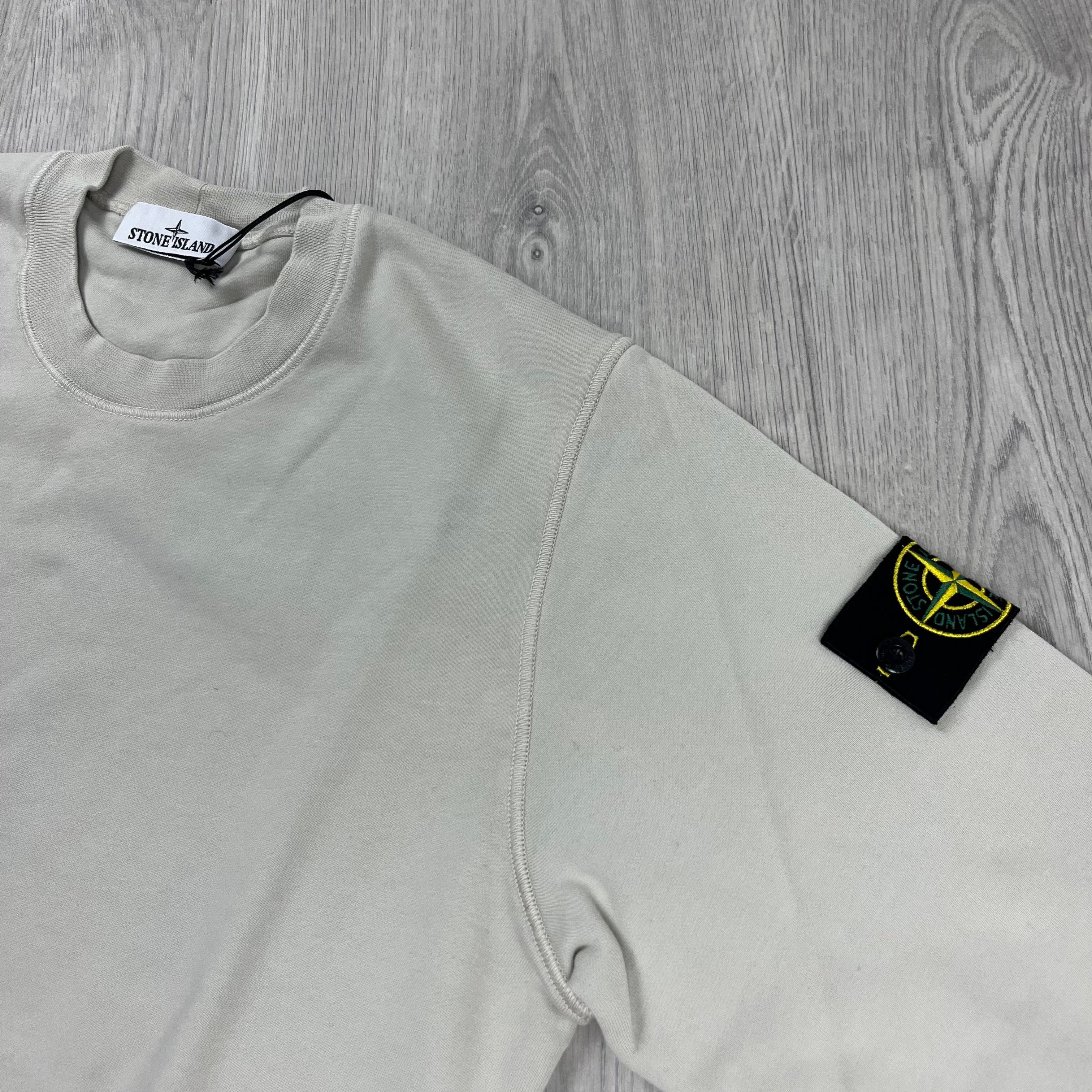 Stone Island Dyed Sweatshirt - Plaster