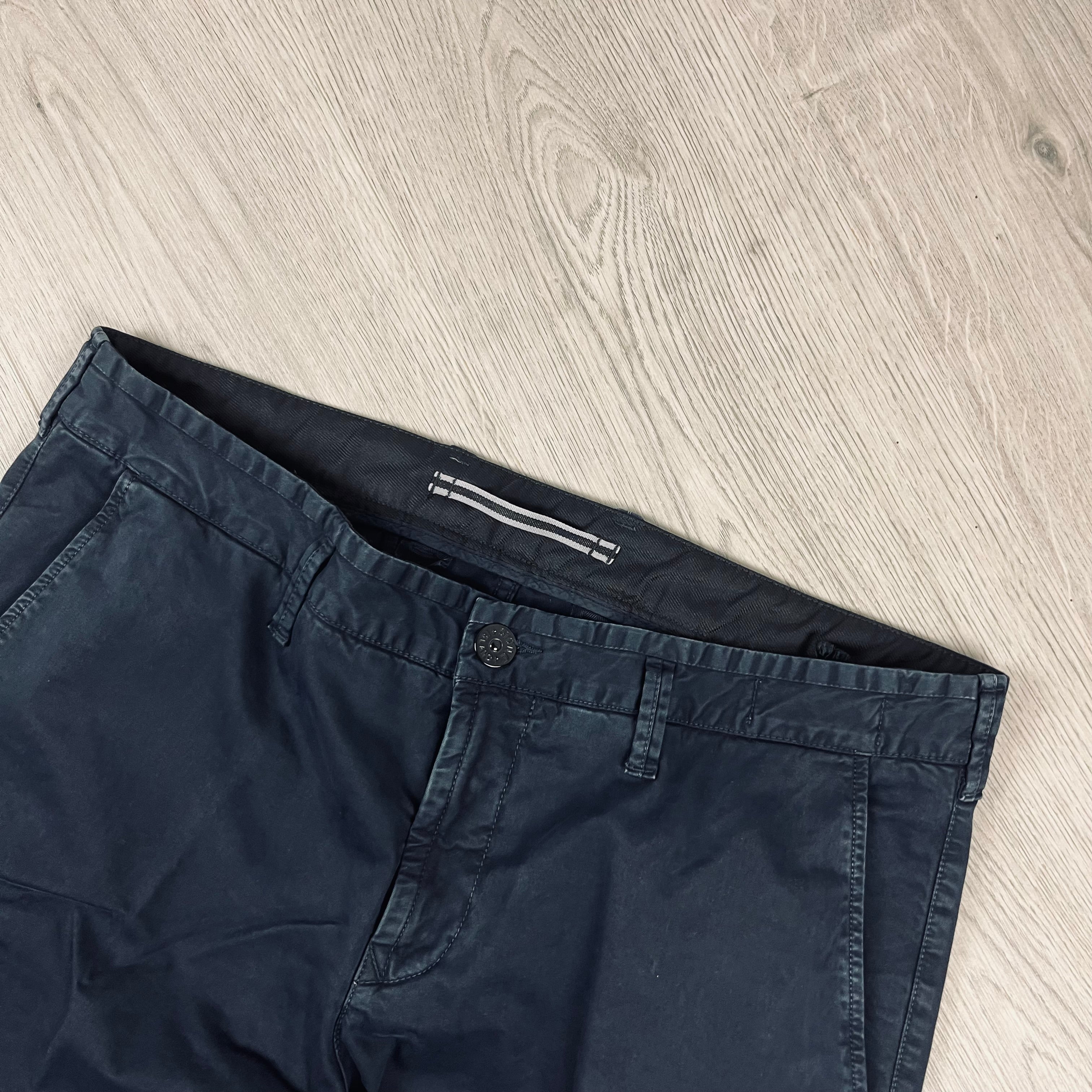 Stone Island Cargo Trousers - Navy