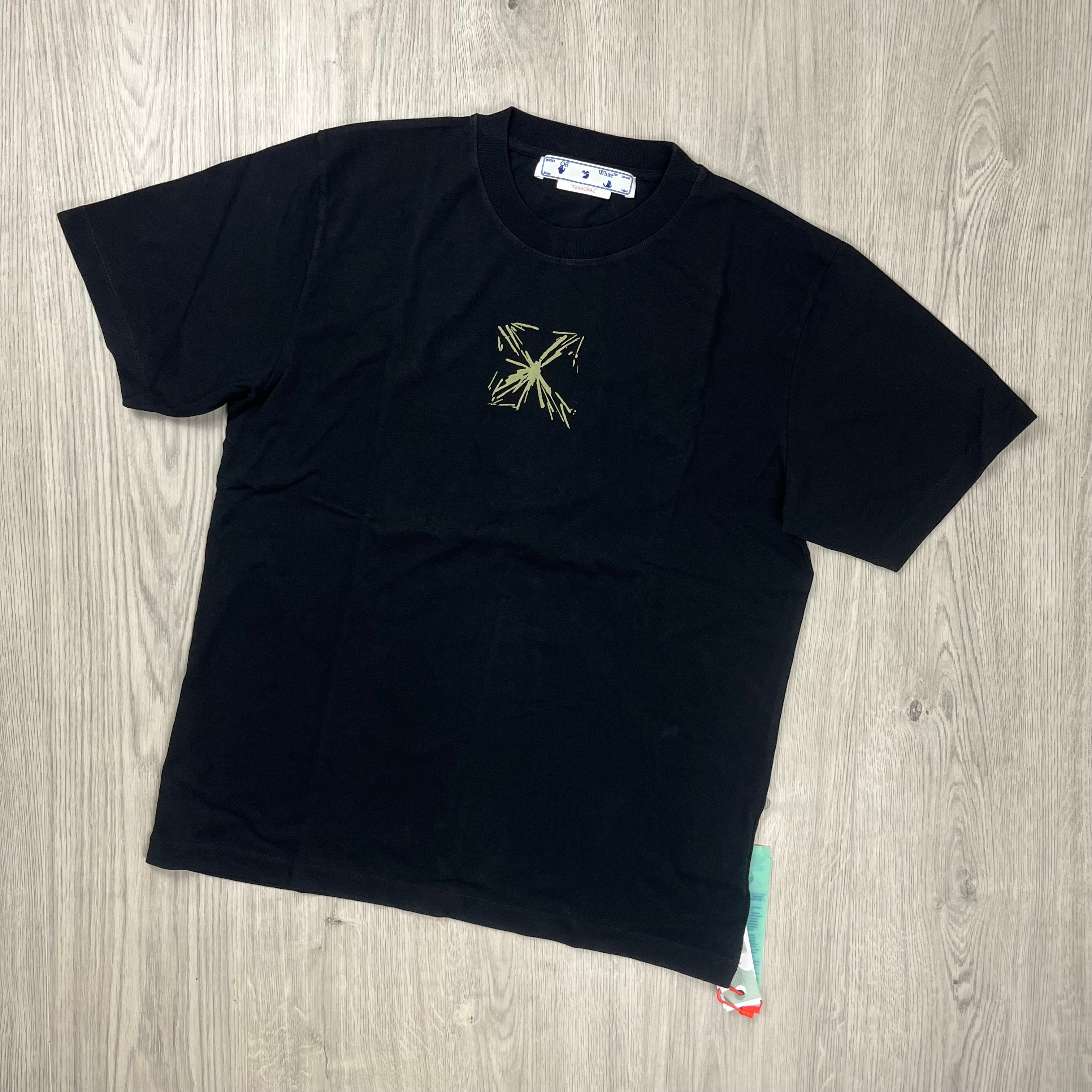 Off-White Splash T-Shirt - Black