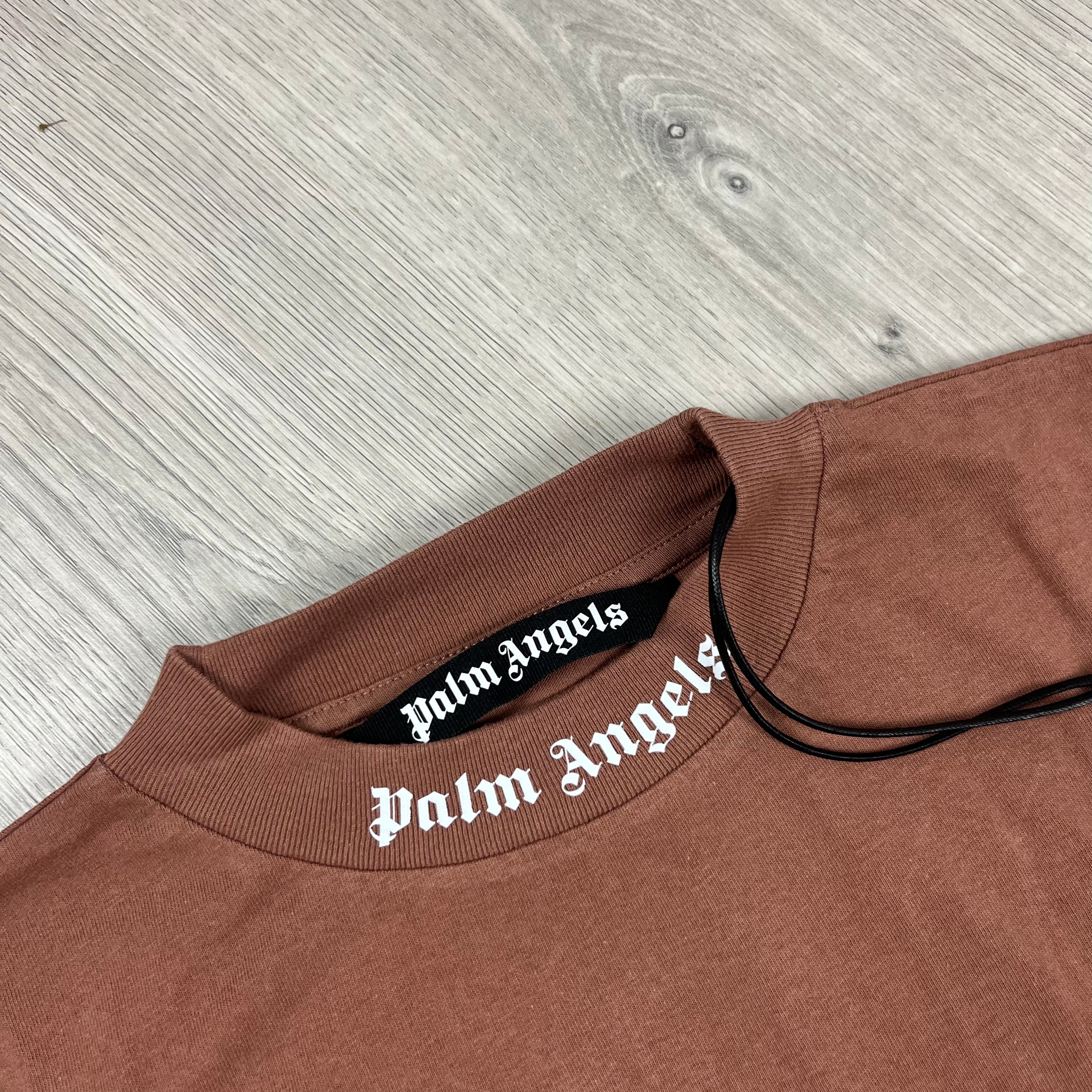 Palm Angels Oversized T-Shirt - Brown