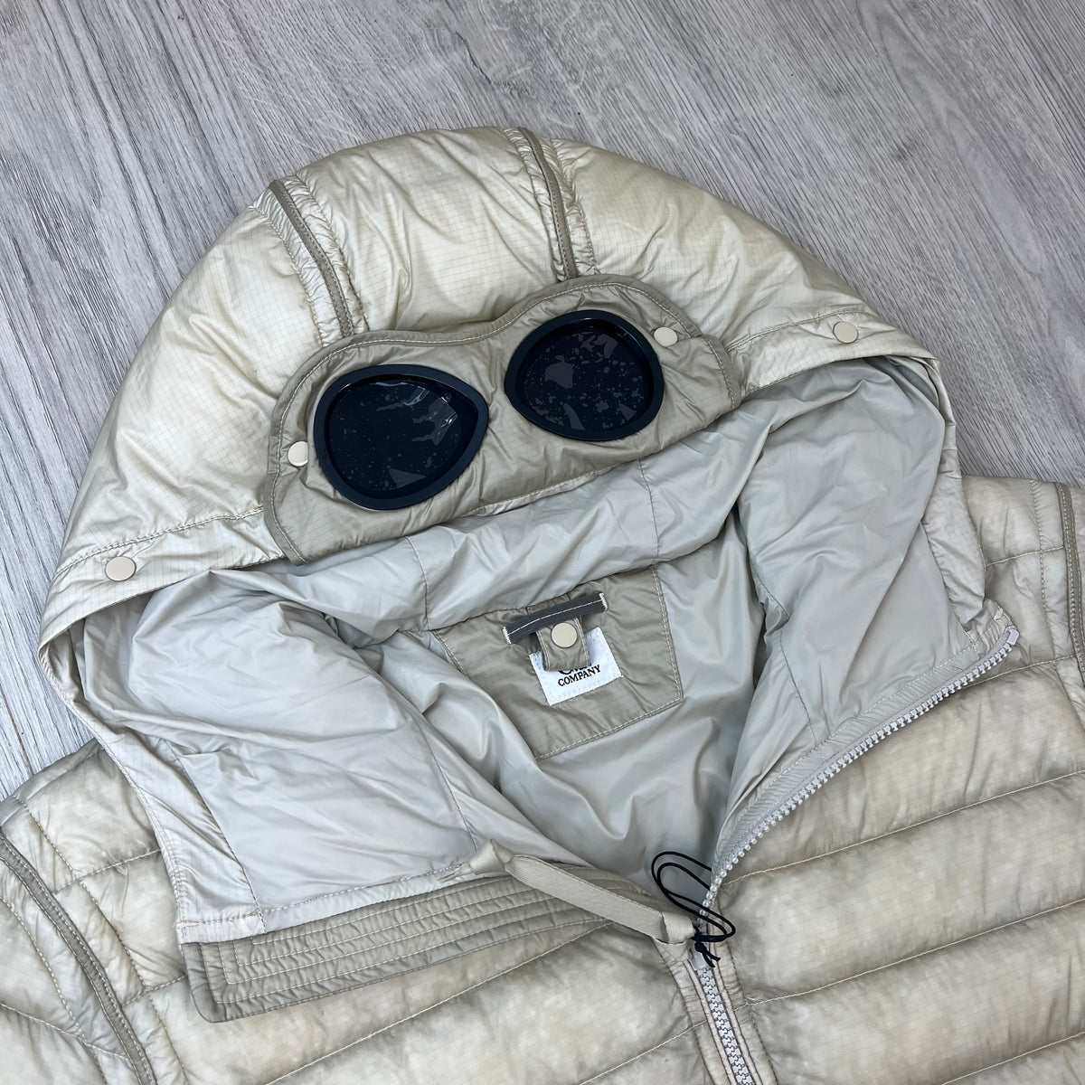 CP Company D.D. Goggle Jacket - Silver Birch