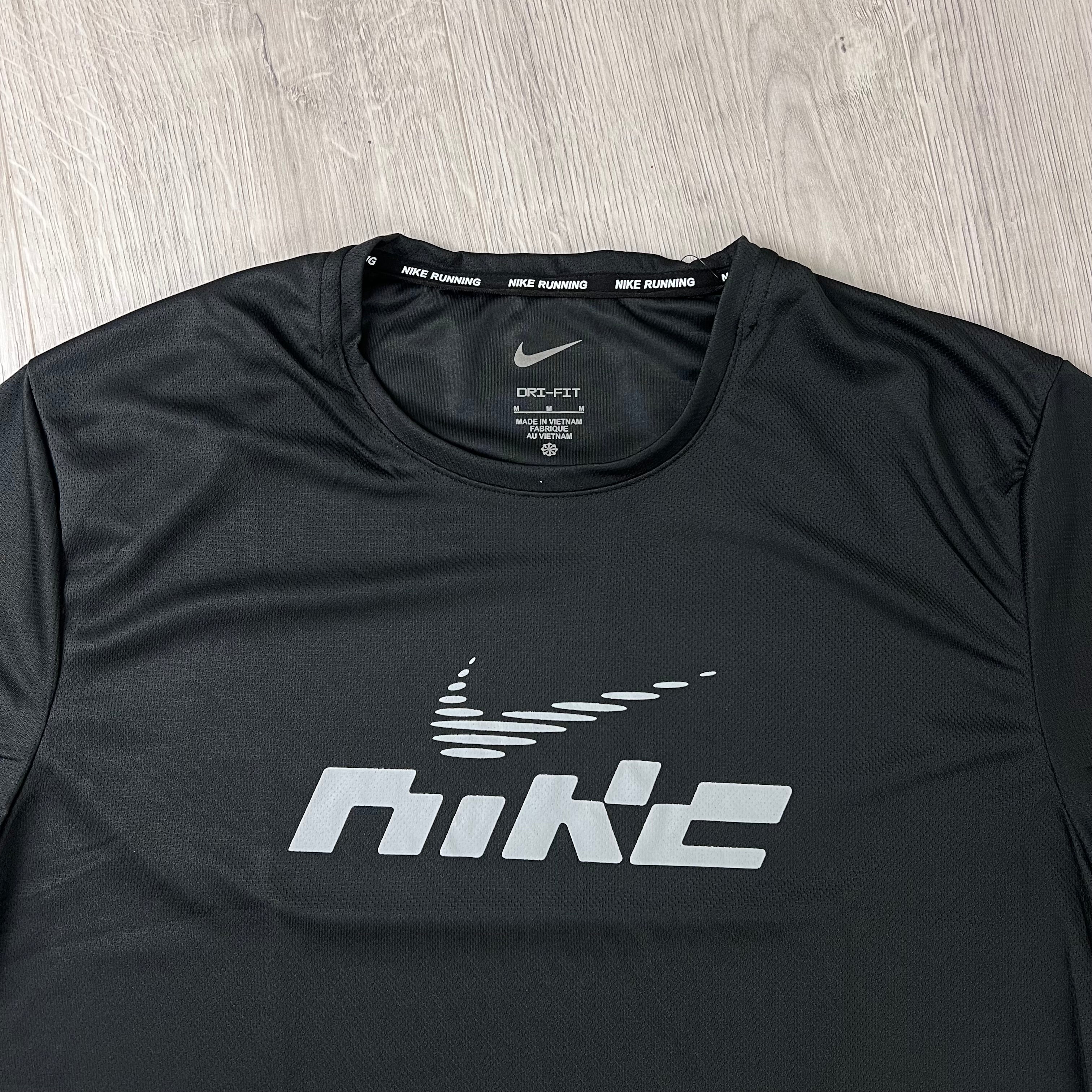 Nike 'Miler' Flash T-Shirt - Black