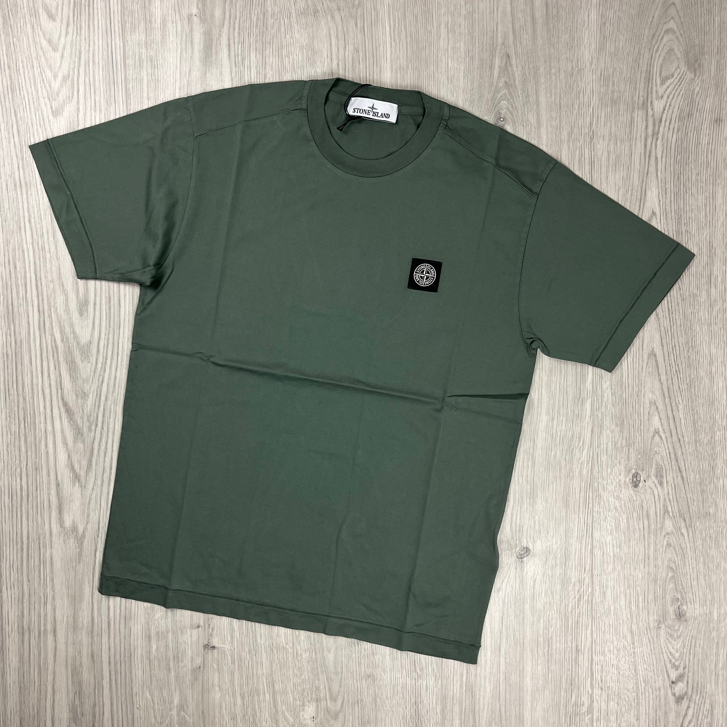 Stone Island Patch T-Shirt - Musk