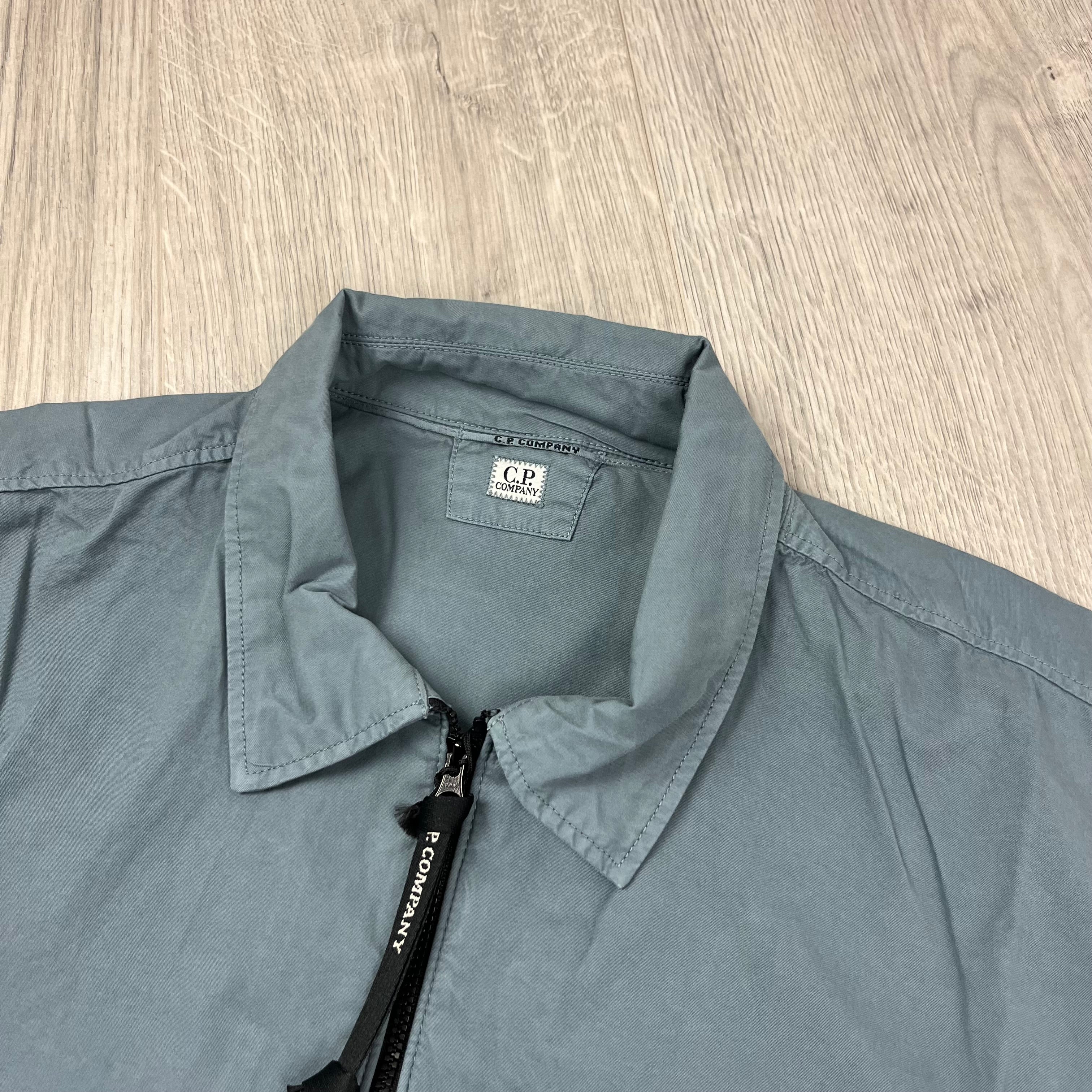 CP Company Zip Overshirt - Stormy