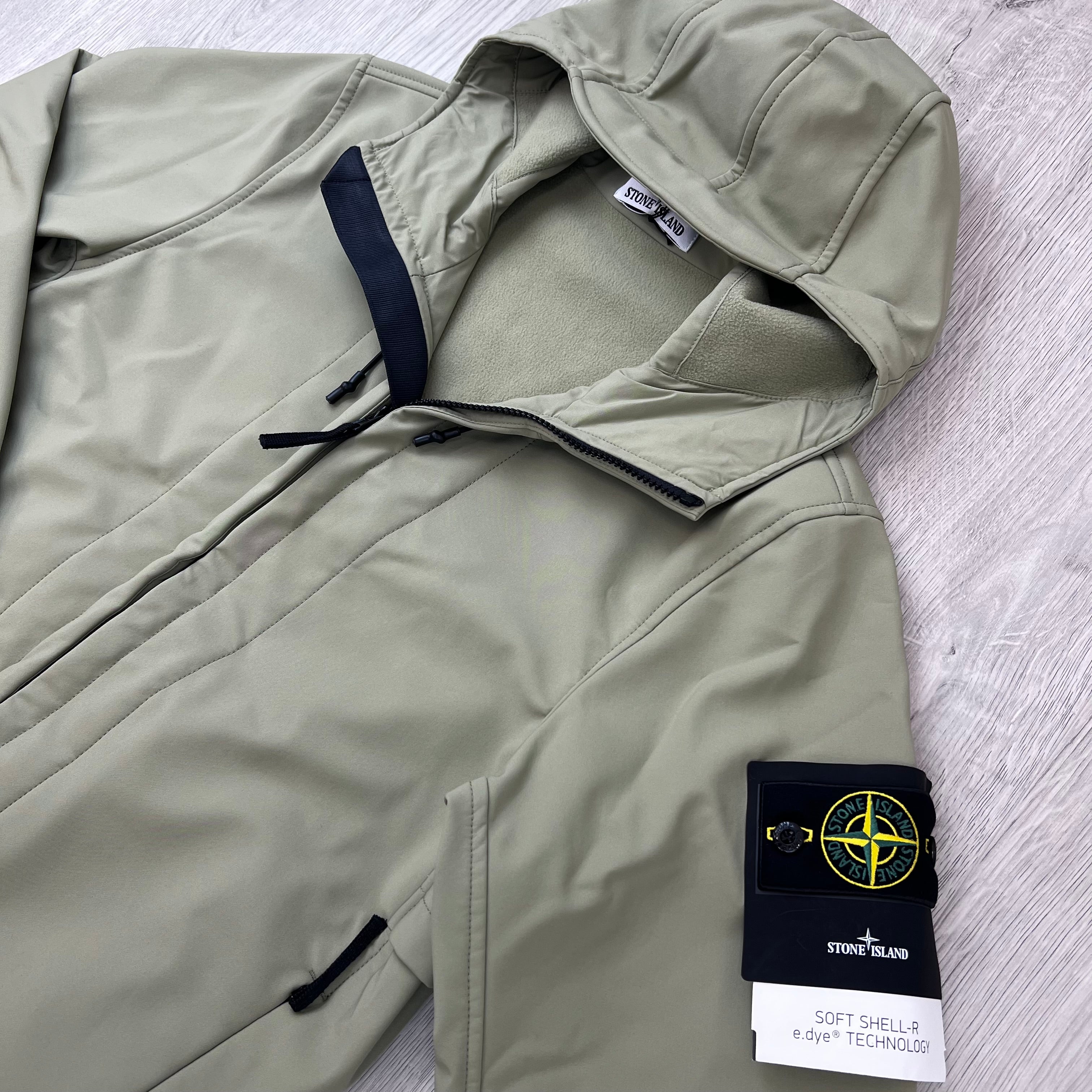 Stone Island Shell Jacket - Laurel Green