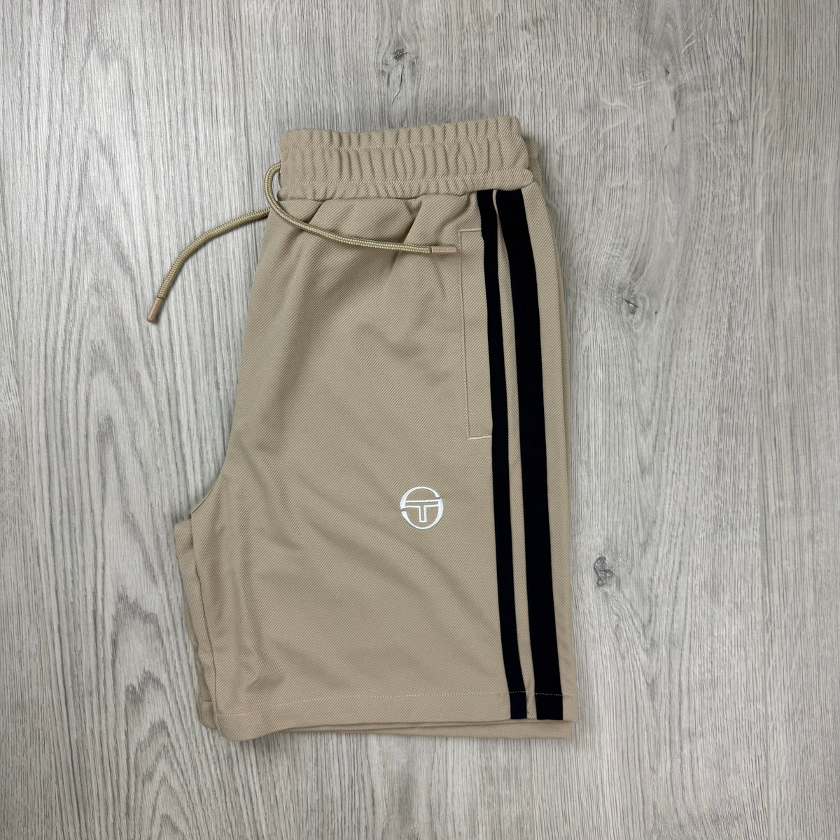 Sergio Tacchini 'Pietrapertosa' Jersey Shorts - Humus