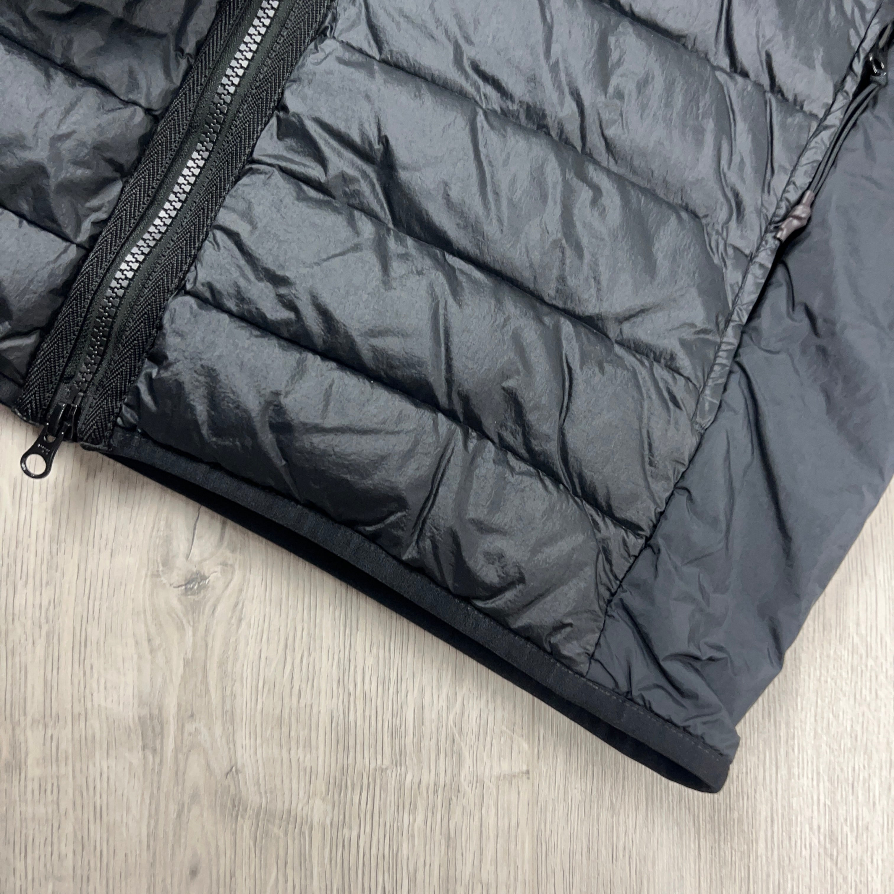 Stone Island Loom Woven Nylon Down-TC Jacket in Black. On sale at Open Attire.