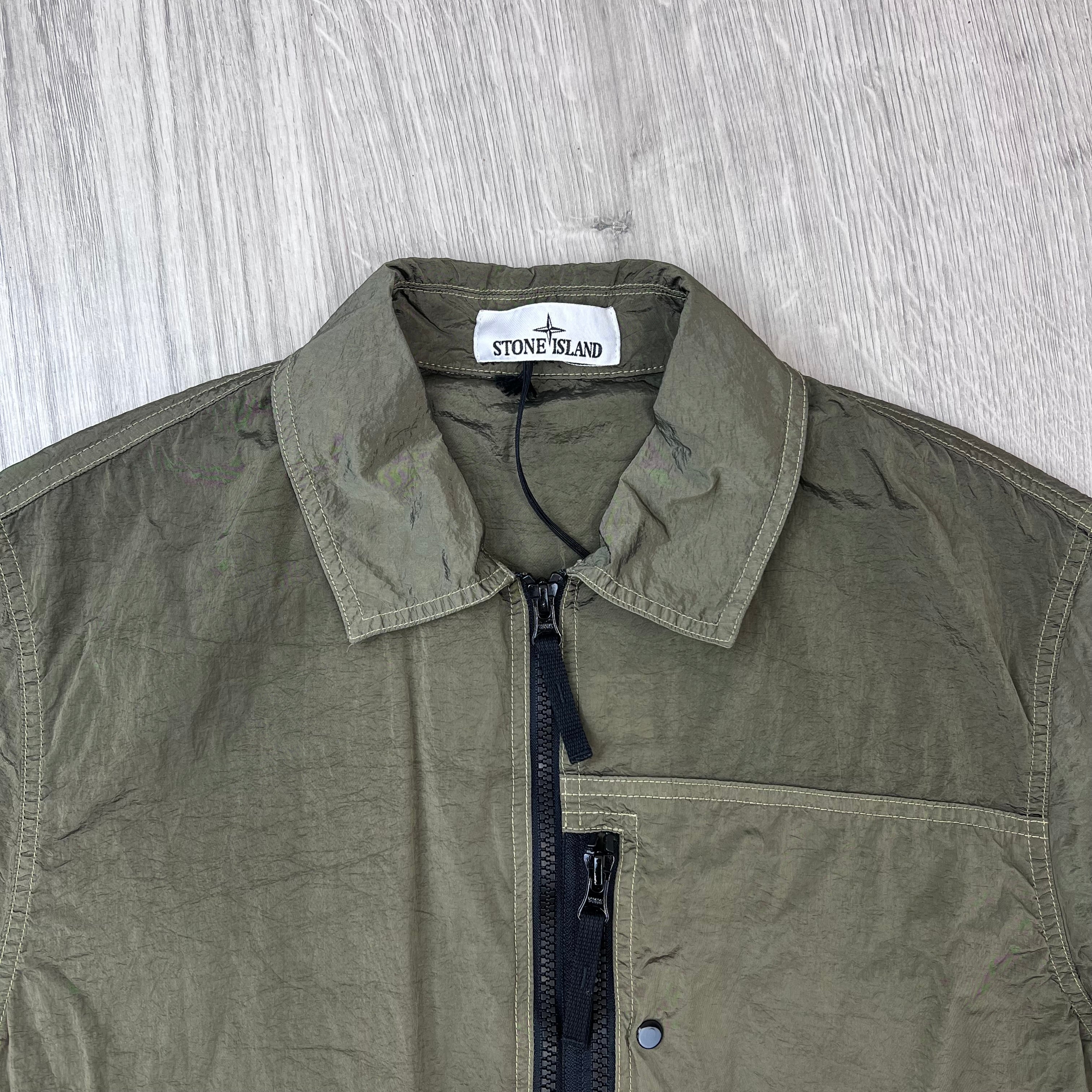 Stone Island Metal Overshirt - Military
