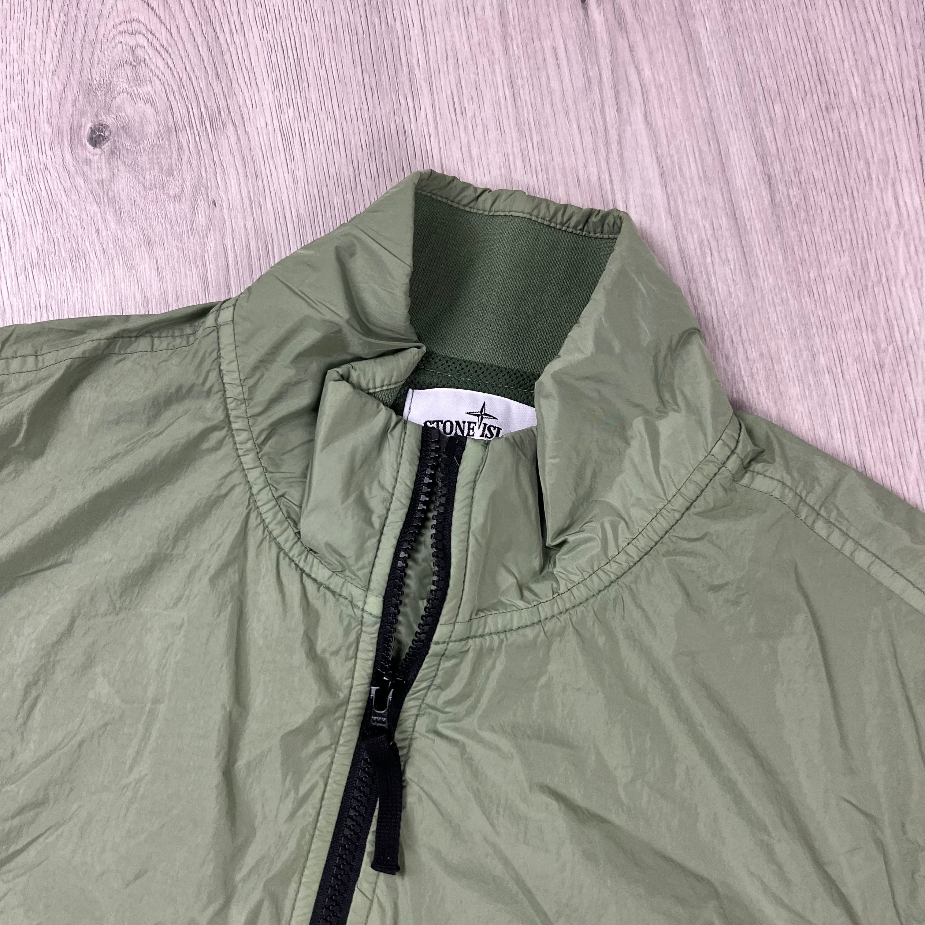 Stone Island Crinkle Reps Jacket - Sage Green