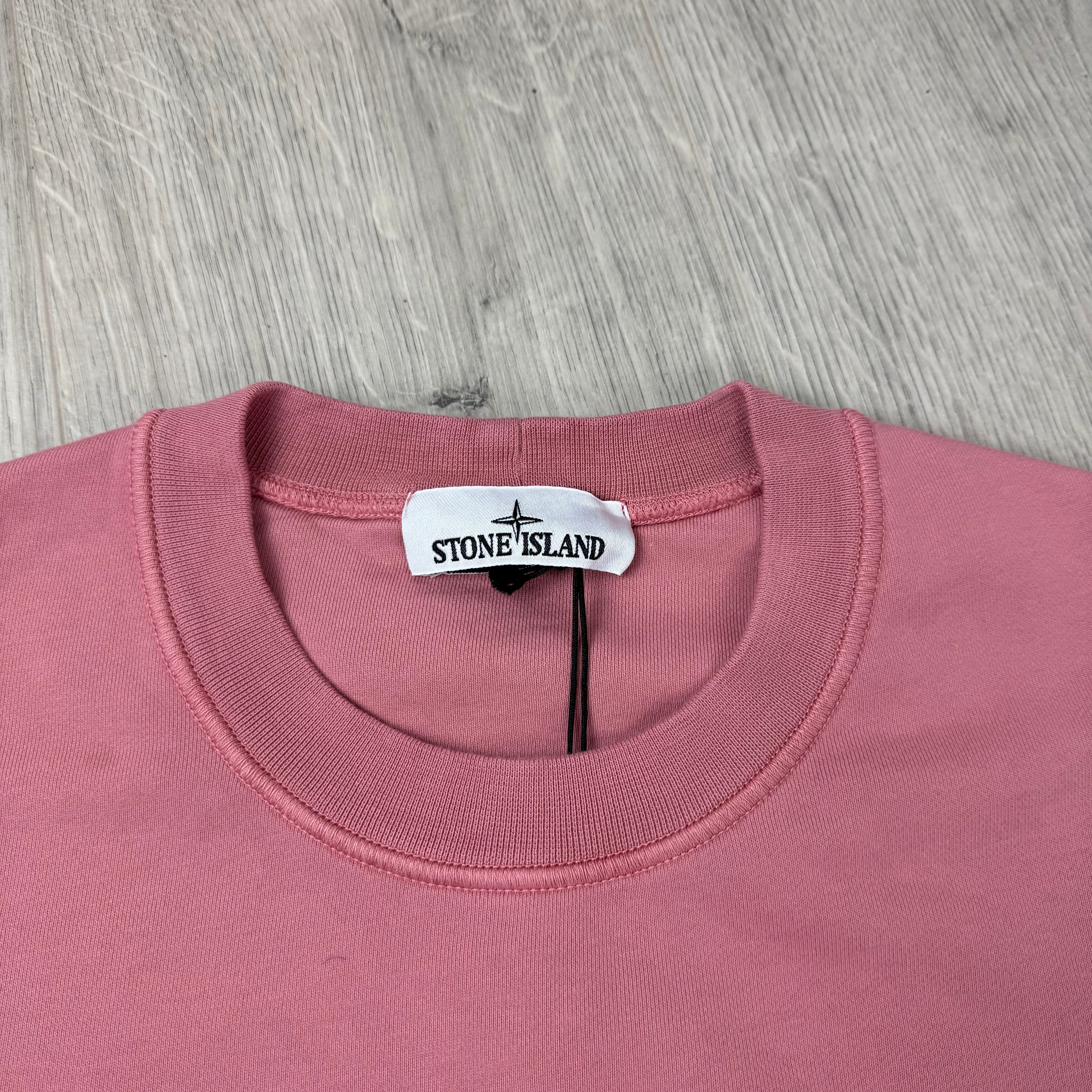 Stone Island Dyed Sweatshirt - Oleander