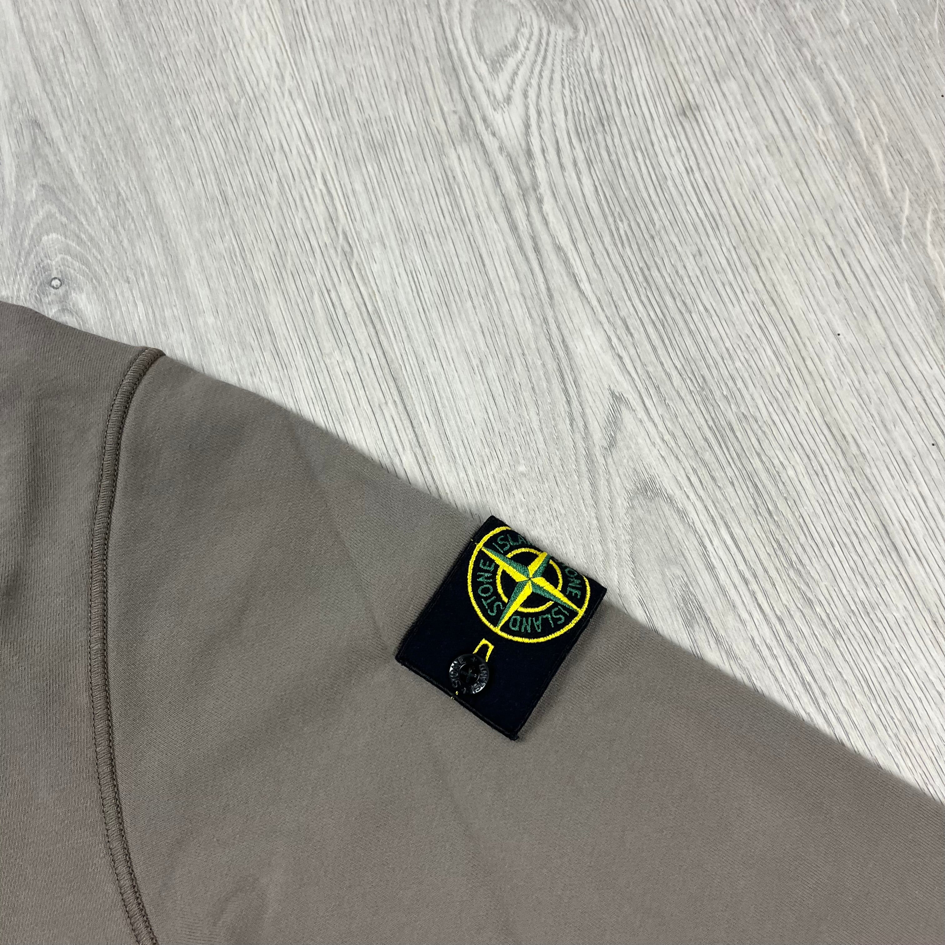 Stone Island Sweatshirt in Walnut Brown. On sale at Open Attire.