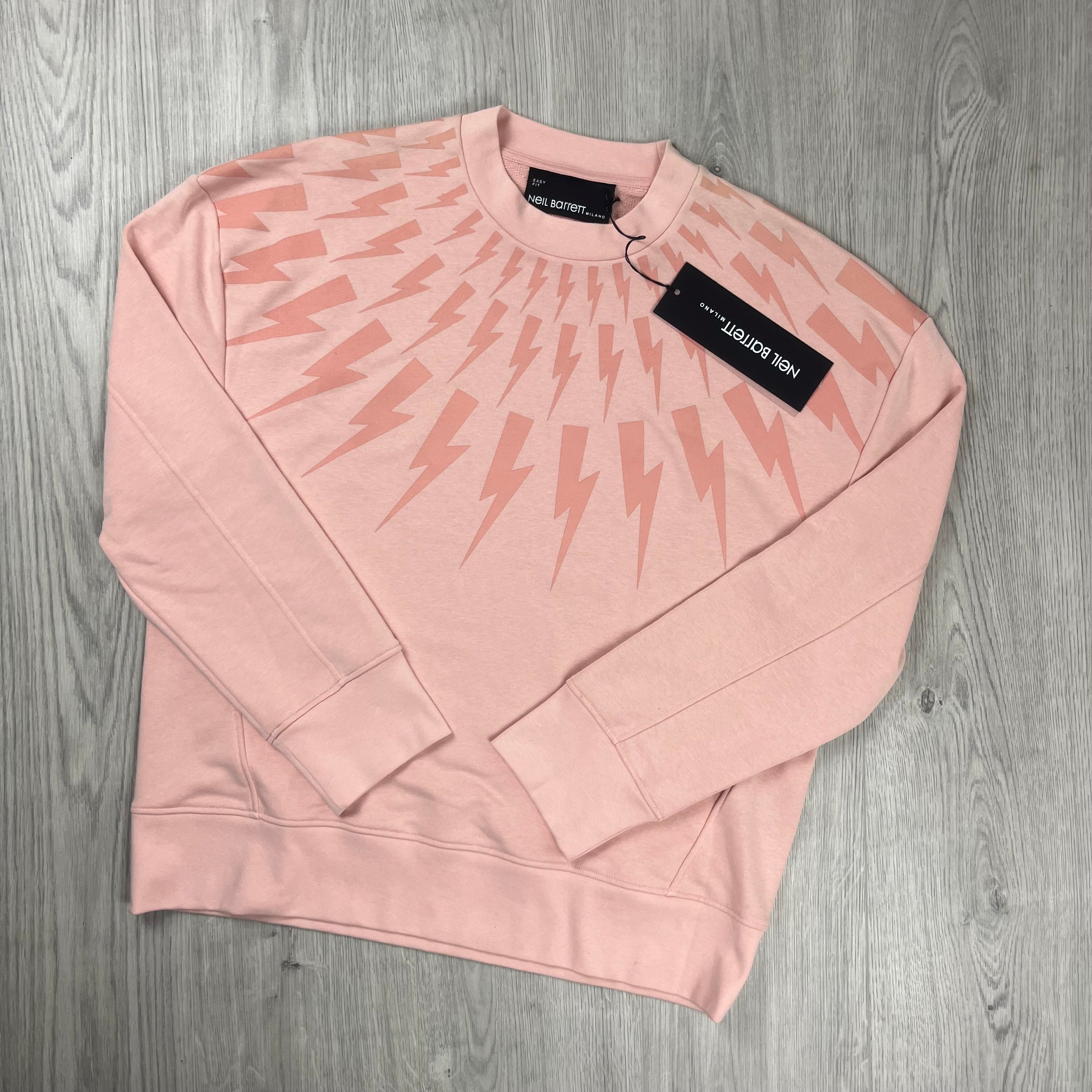 Neil Barrett Bolt Sweatshirt - Pink