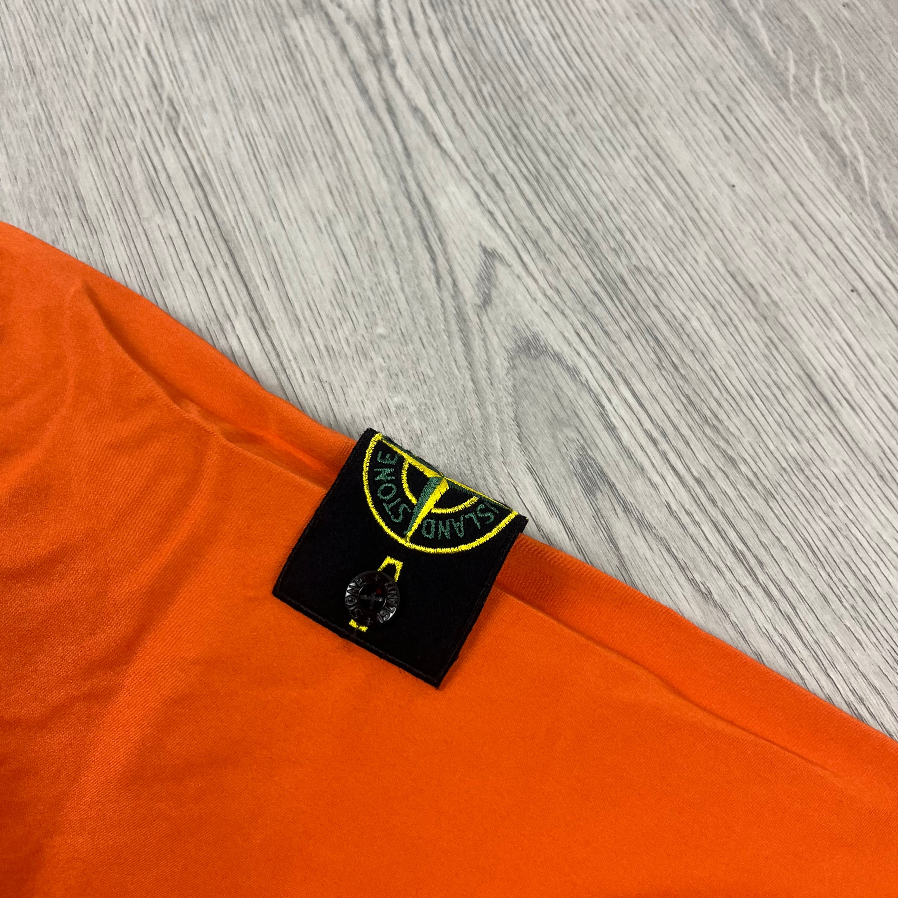 Stone Island Zip Overshirt - Orange