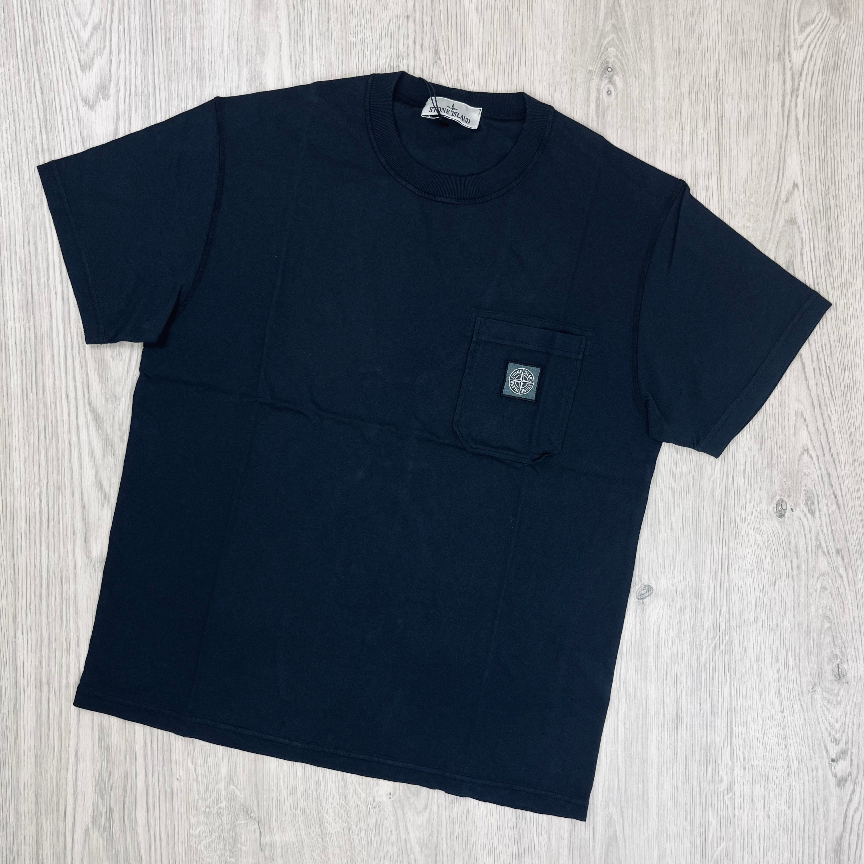 Stone Island Pocket T-Shirt - Navy